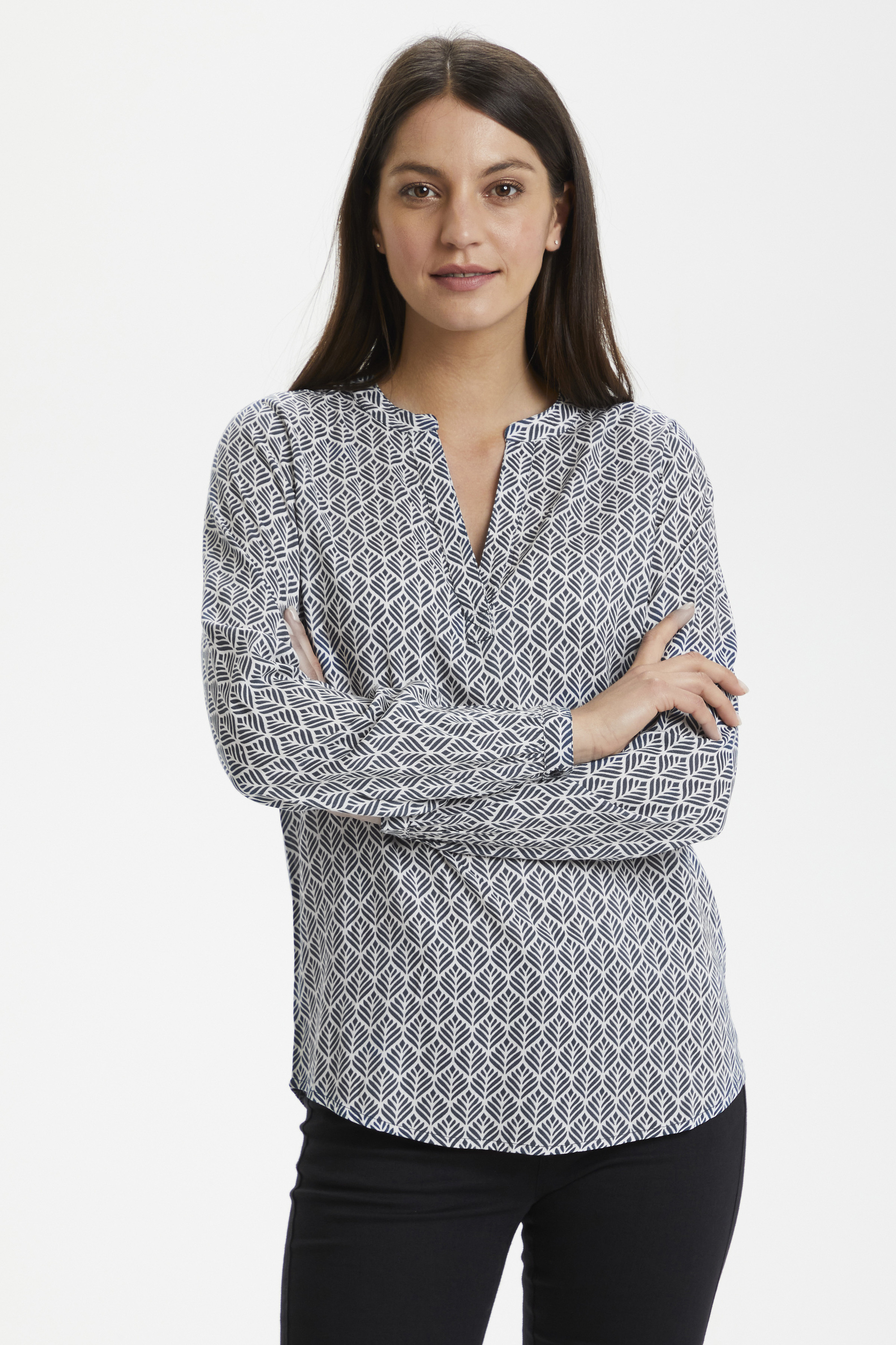 Blouse with long sleeve, KAFFE