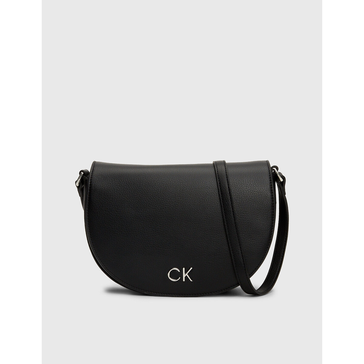 Handtas met klepsluiting, schouderriem, logo in de sale-Calvin Klein 1