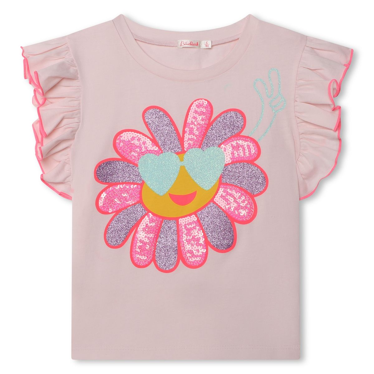 T-shirt Femme à Volants Et Col En V - Manches Courtes, Uni, Coton/lin - Taille S à 5XL - Haut Décontracté Tendance été - 11
