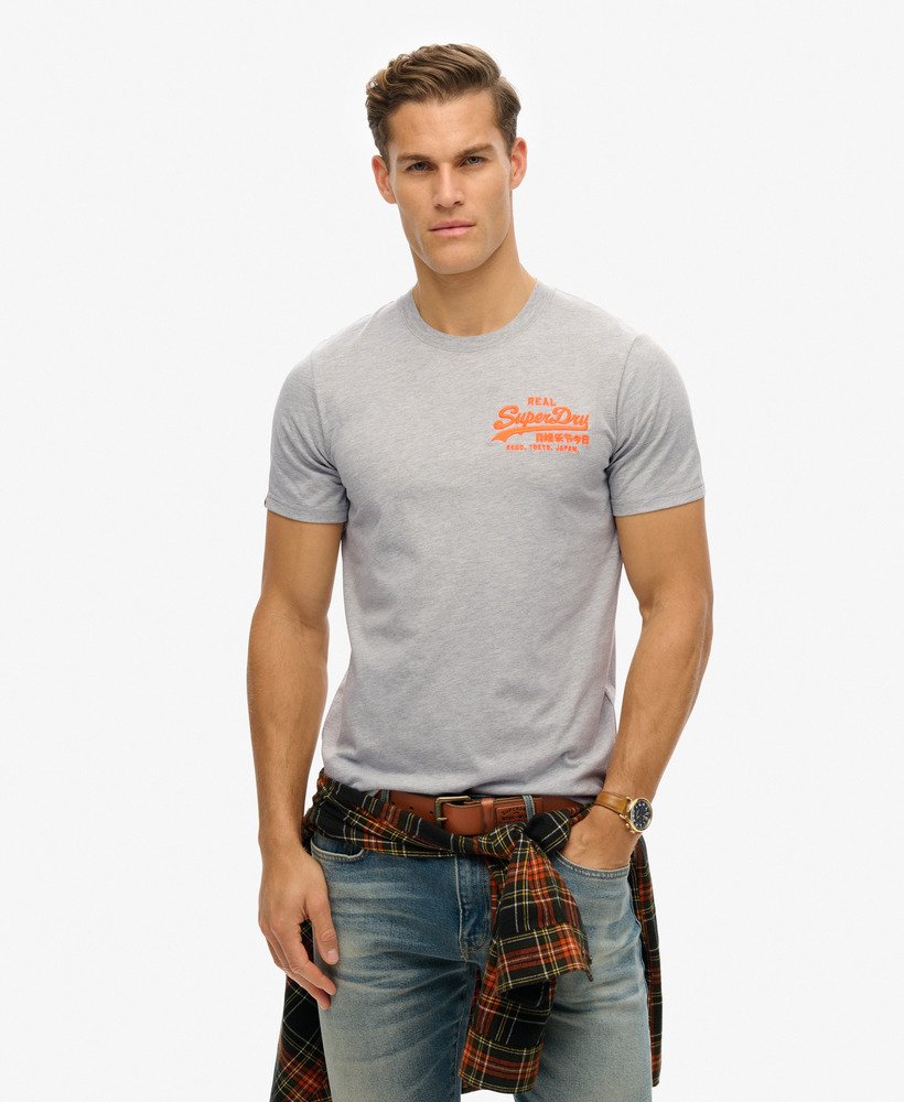 T-shirt décontracté Vintage Logo brodé, SUPERDRY