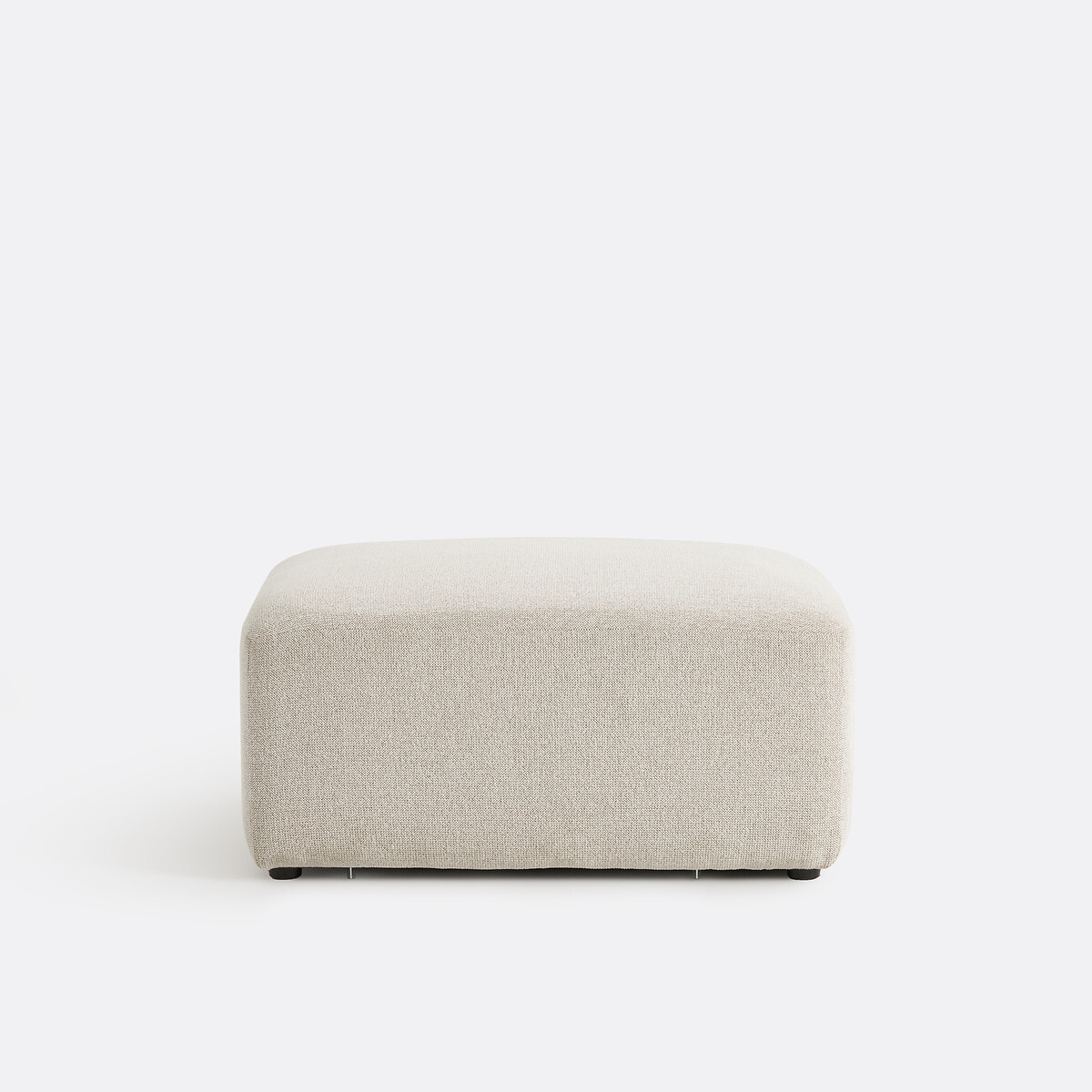 Pouf modulable, en tissu texturé chiné, JASPE, LA REDOUTE INTERIEURS
