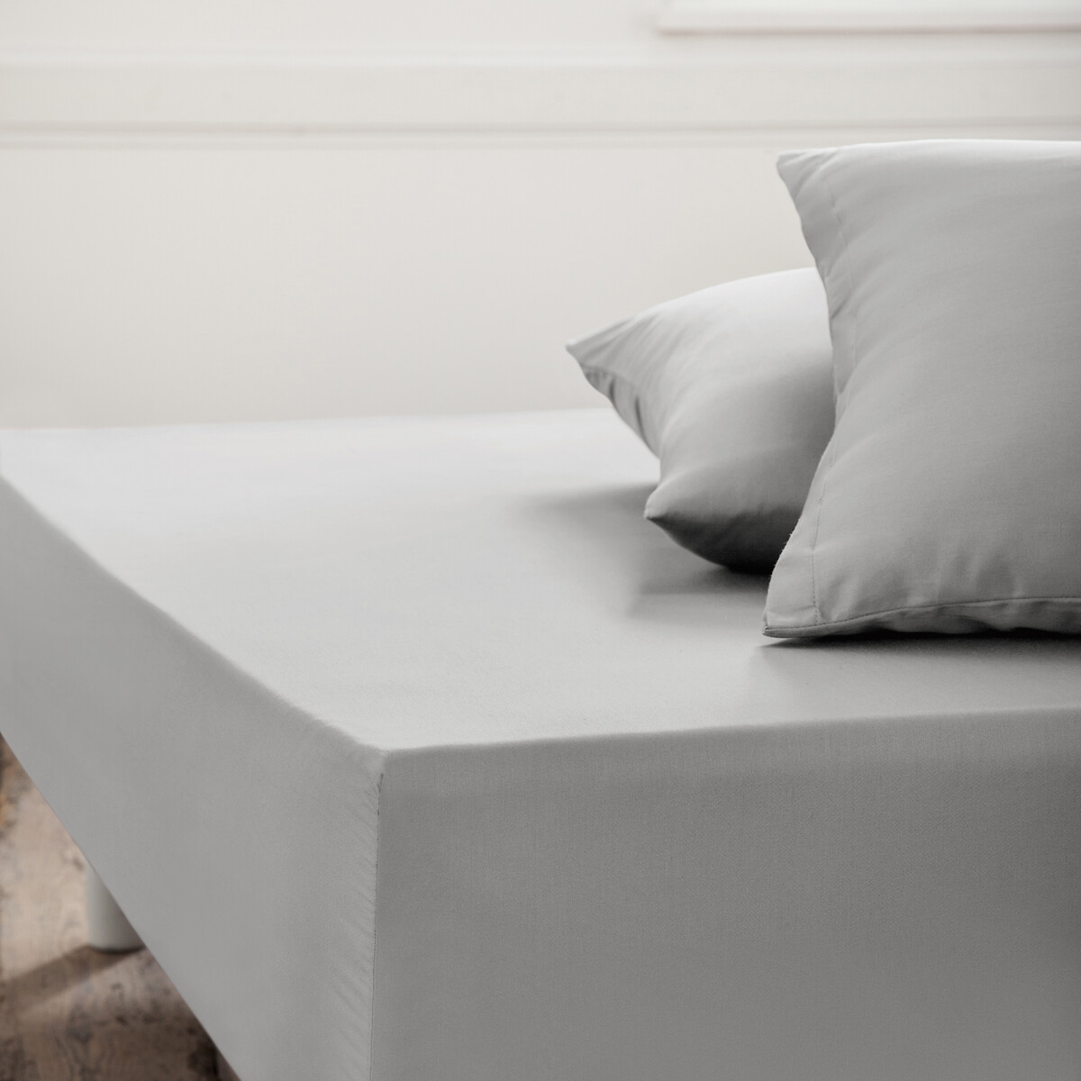white 140x200 cm SO cotton fitted sheet