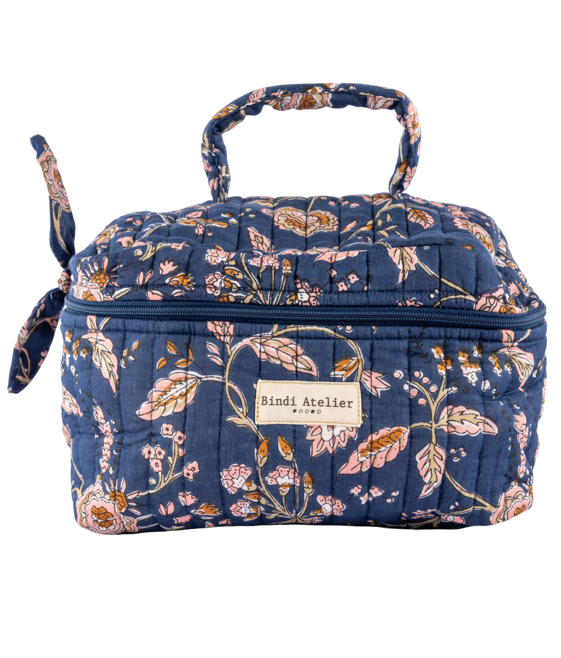 Trousse vanity en coton matelassé Nesta, BINDI ATELIER