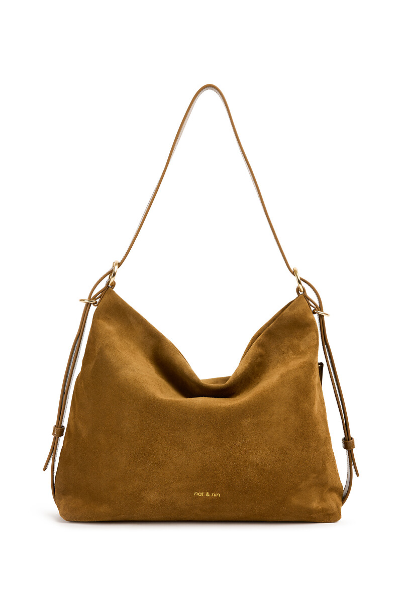 Borsa da portare a spalla in pelle, MOREEN, NAT & NIN