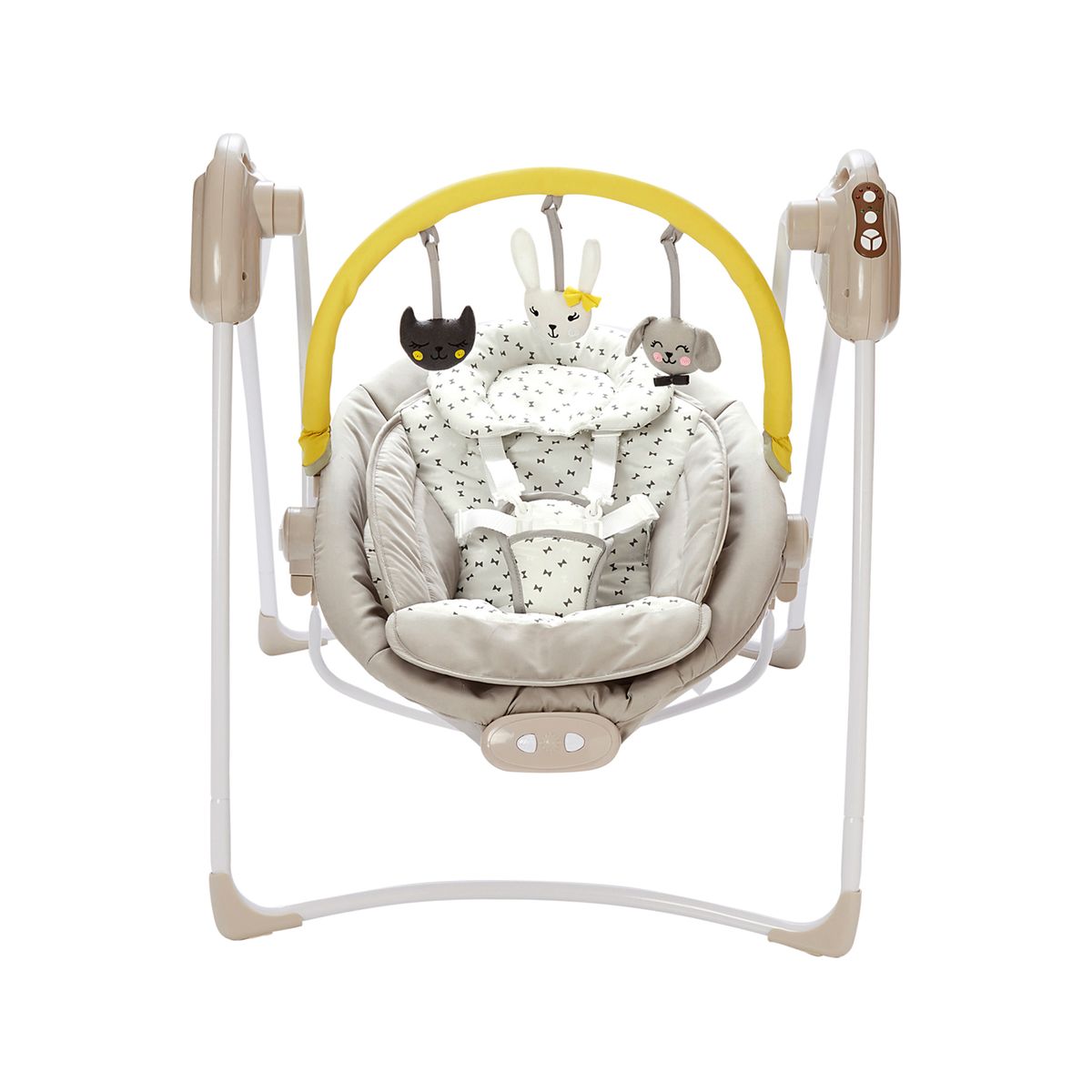 Balancelle Avec Arche De Jeux Babyswing Gris Vertbaudet La Redoute