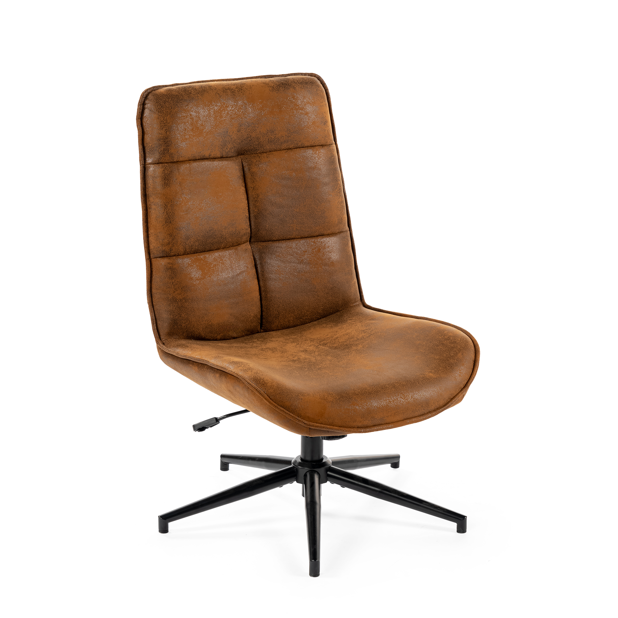 Chaise de bureau rotatif hauteur réglable rétro vintage, CHARLOTTEOFFICE, MEUBLES COSY