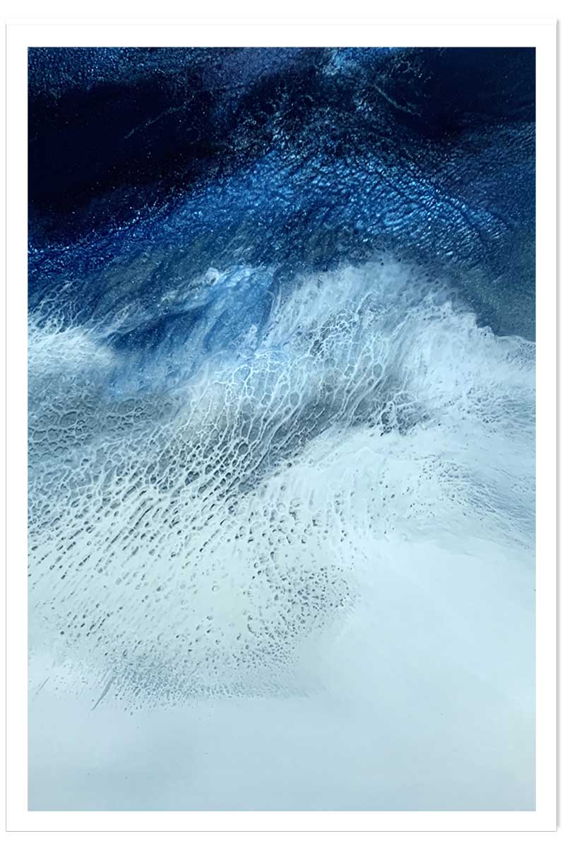 Poster bleu rivage, HEXOA