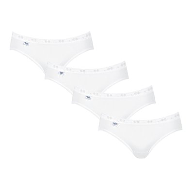 Pack of 4 Basic + Mini Knickers in Cotton SLOGGI