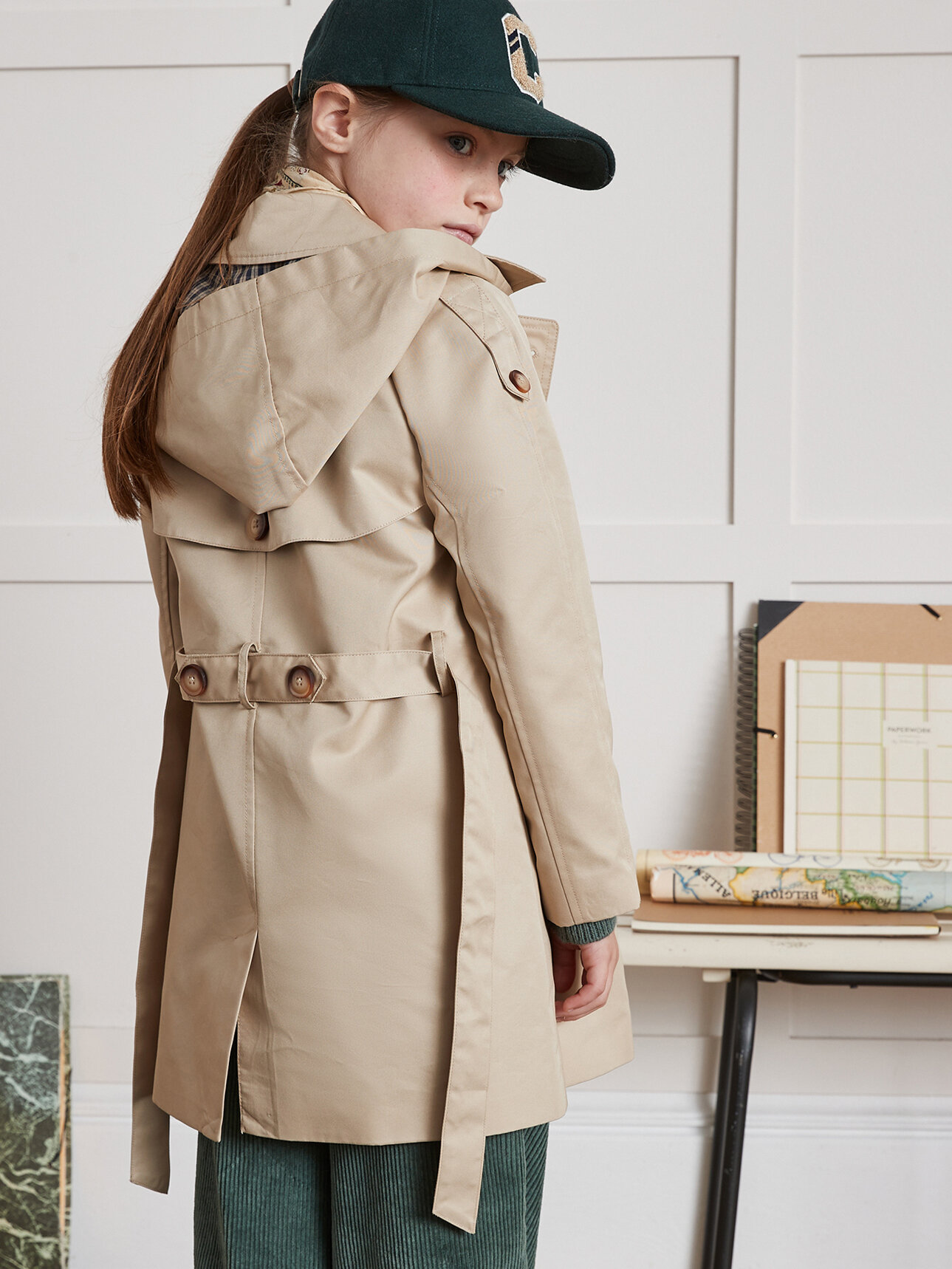 Trench Imperméable CYRILLUS Taille 40 Beige - Occasion Très Bon état - Manteau Classique Impeccable