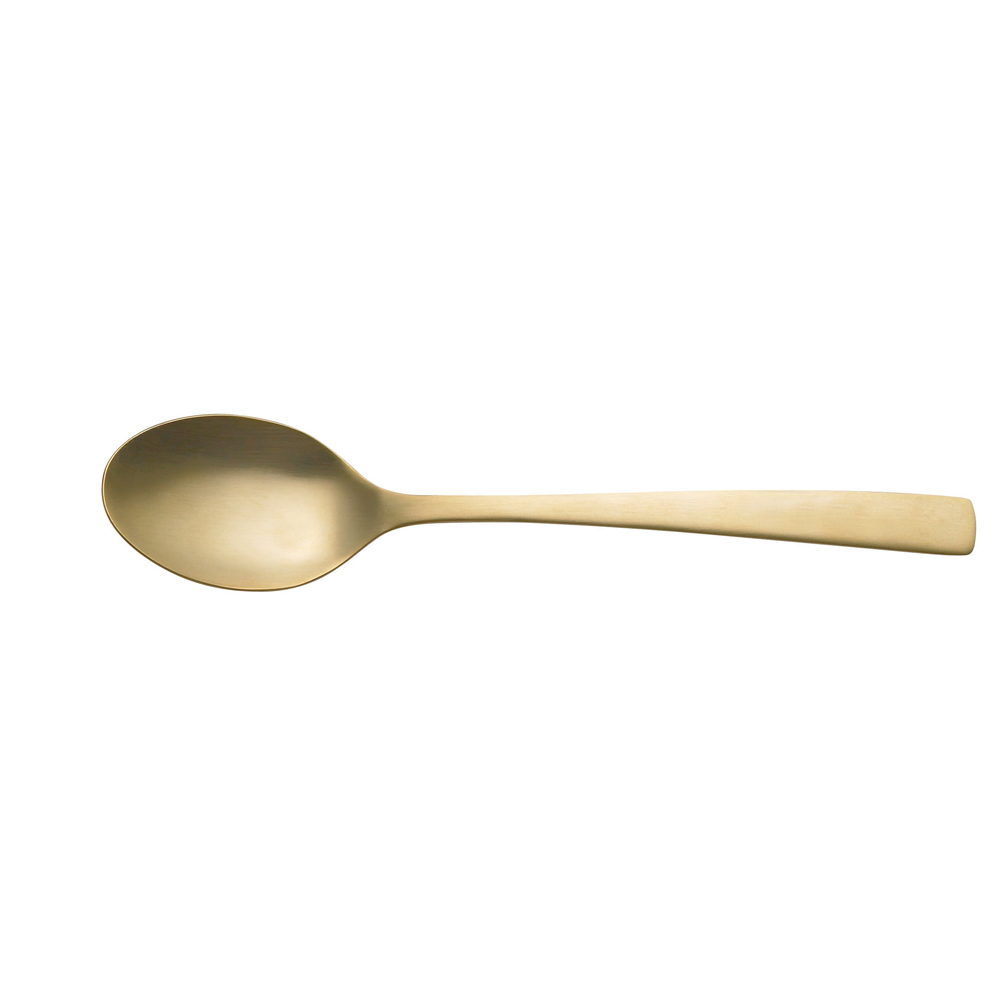Cuillère de table monobloc Jet doré (lot de 6), JEAN DUBOST