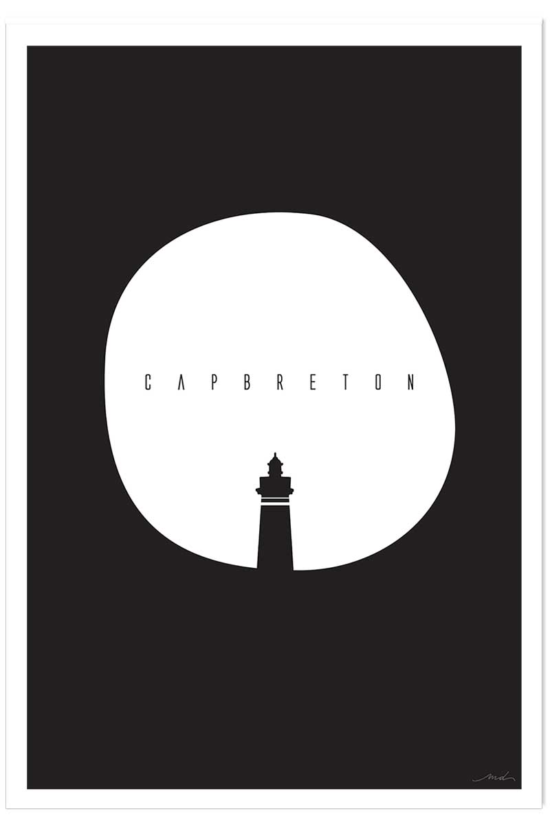 Affiche minimal capbreton, HEXOA