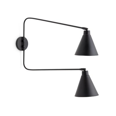 Hiba Metal Double Articulated Wall Lamp LA REDOUTE INTERIEURS