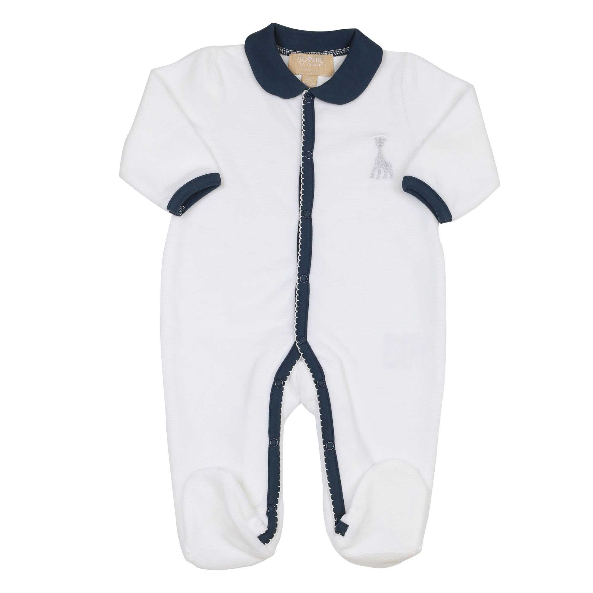 Dors bien Y Bleu Marine - Velours drop needle, TROIS KILOS SEPT