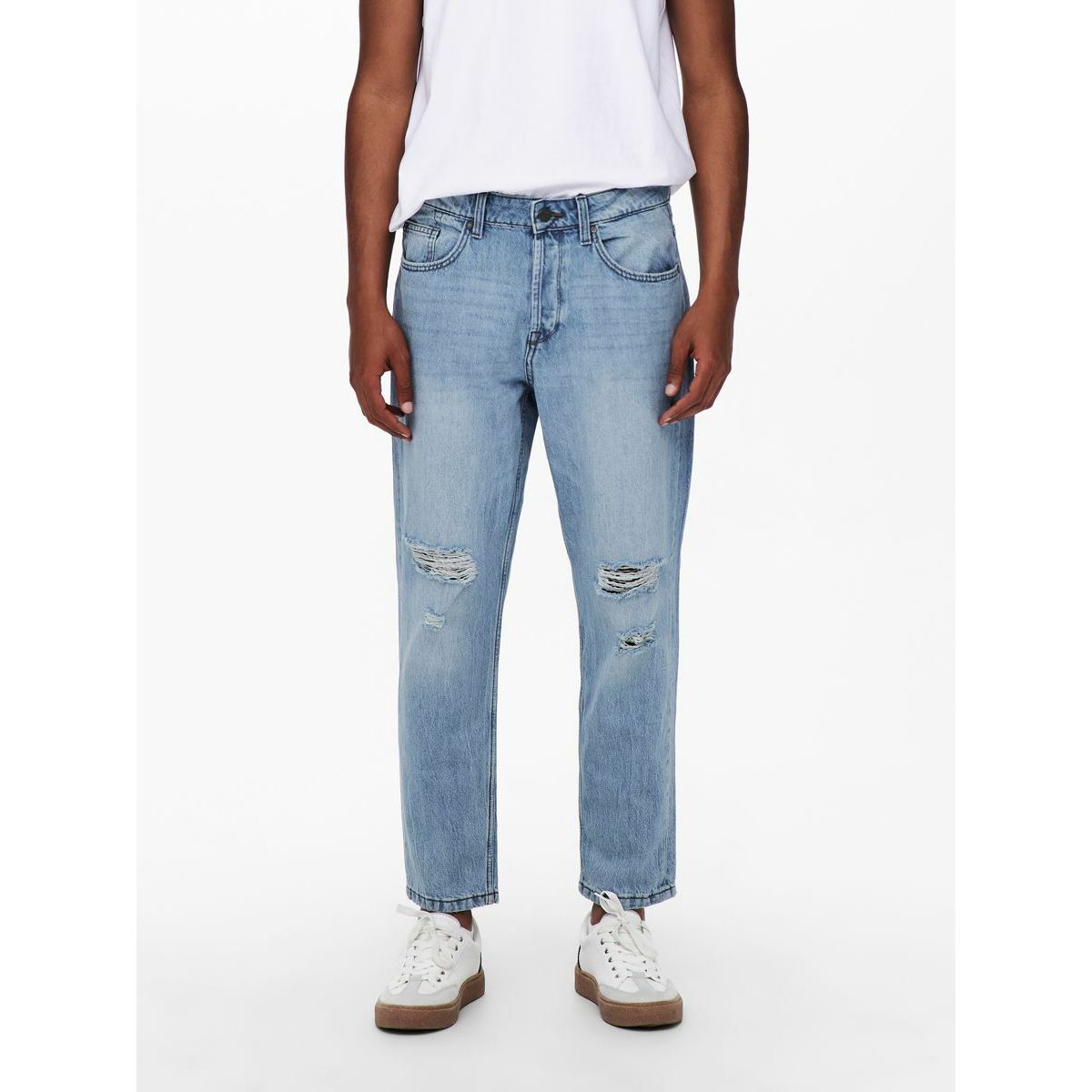 Jeans discount court homme