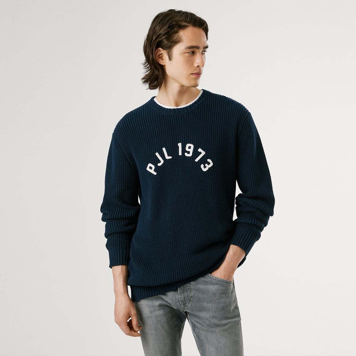 Pull Col Rond En Maille, PEPE JEANS