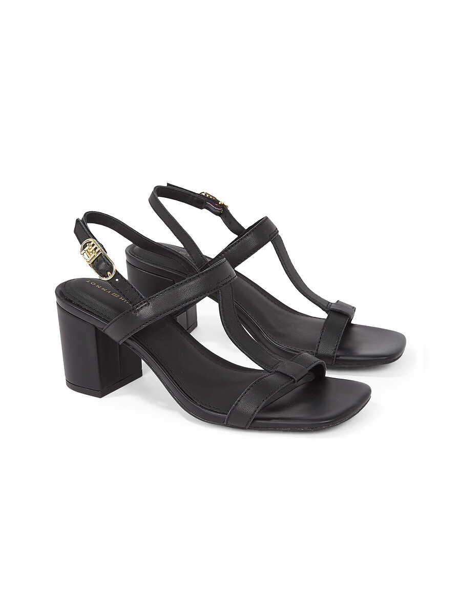 Sandales en cuir à talons, TOMMY HILFIGER