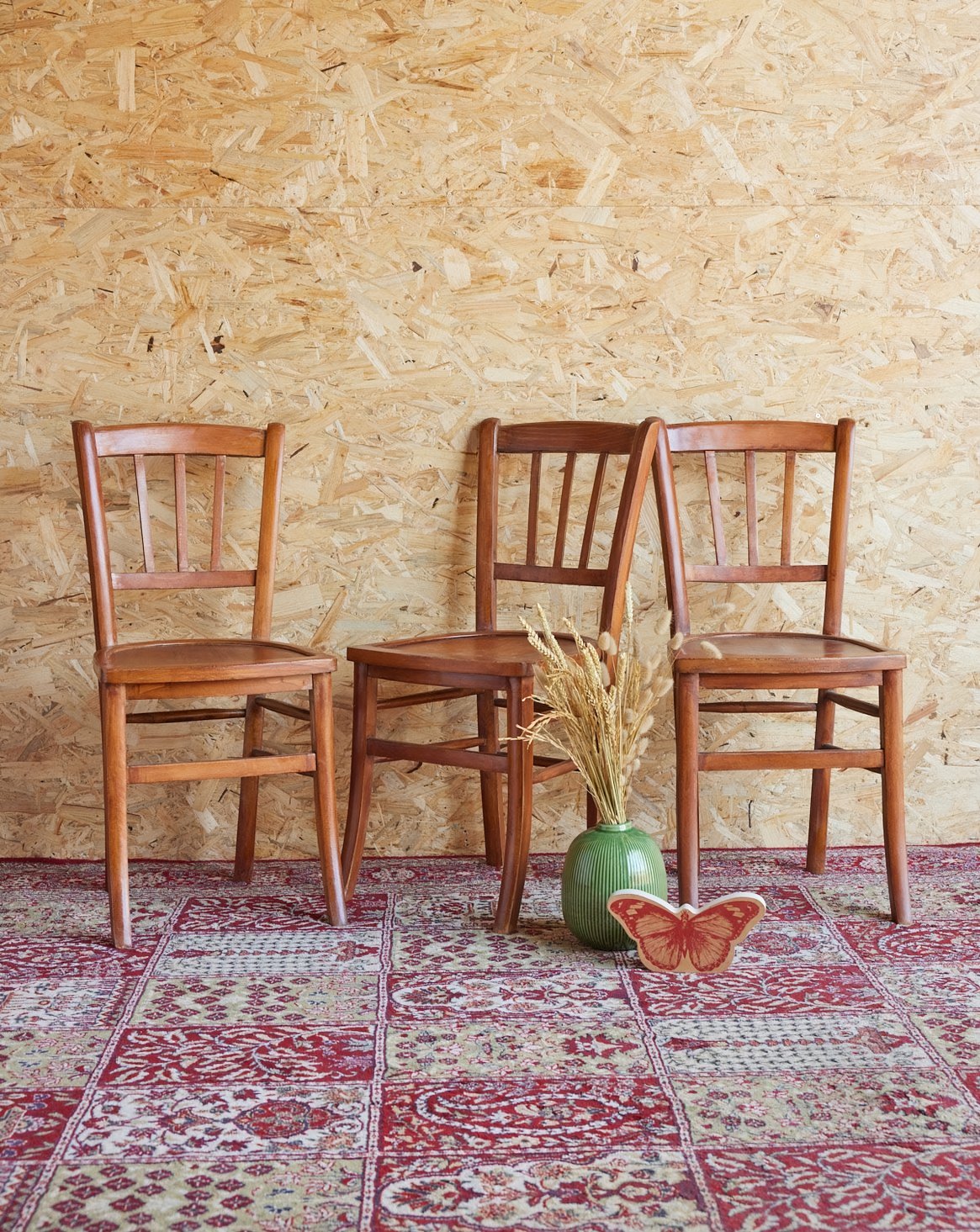 Lot de 3 chaises Luterma Claude N°1266 - Bon état, DEBONGOUT