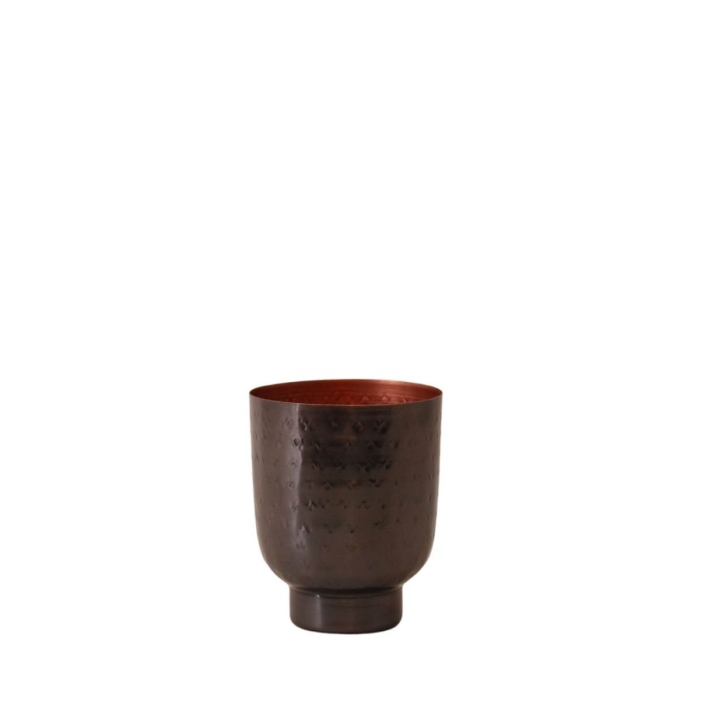 Coupe en métal martelé 13x10cm, ORNAMI