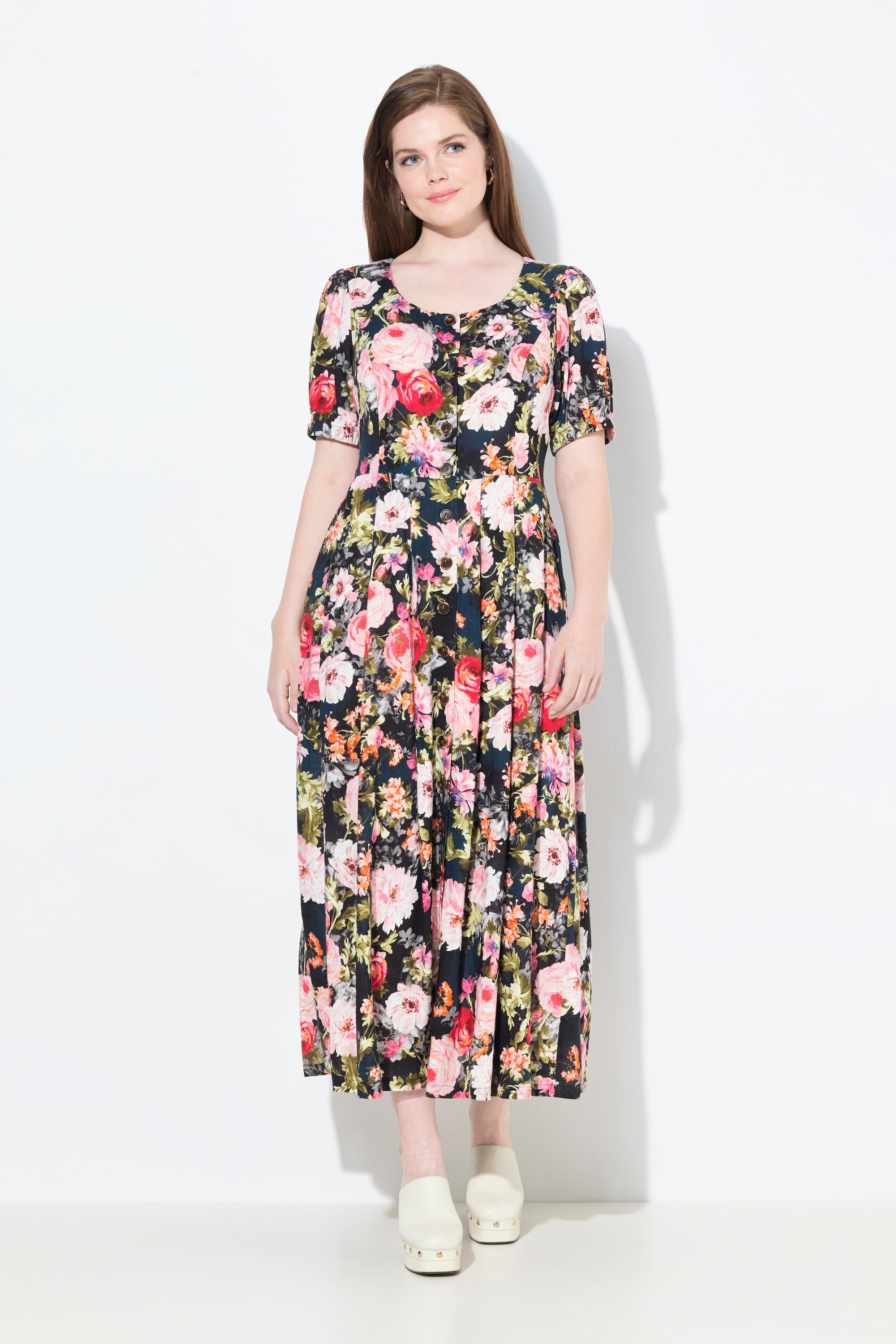 Robe maxi à fleurs, ULLA POPKEN
