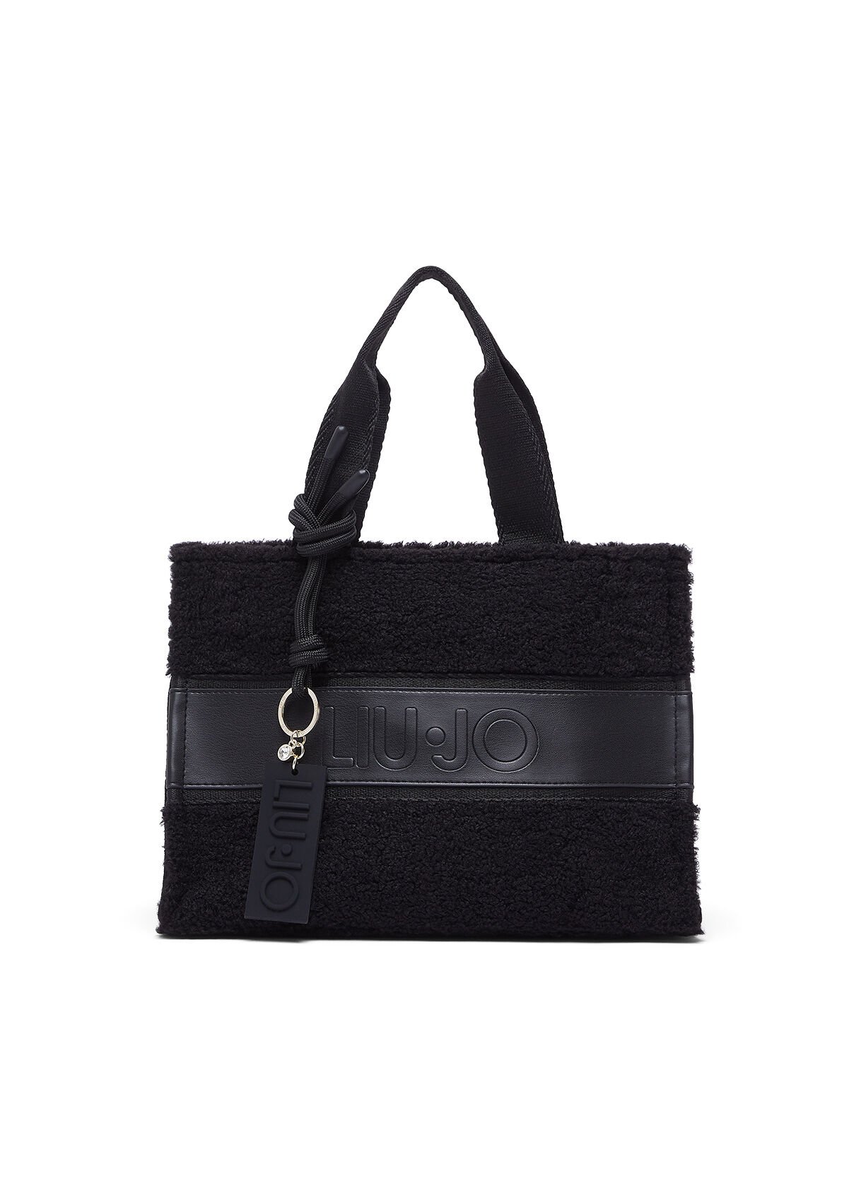 Sac tote format petit en teddy, LIU JO