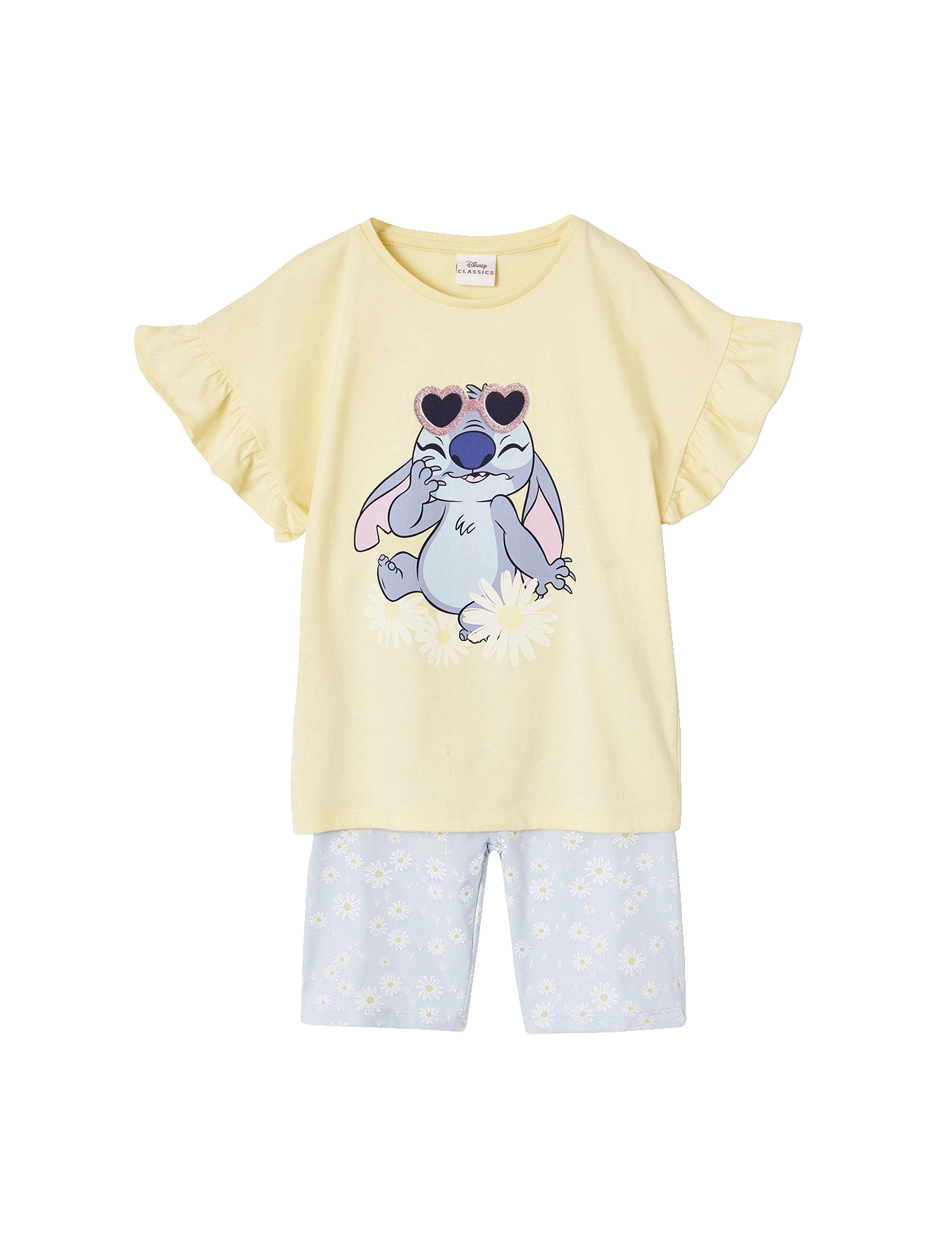 Ensemble tee-shirt + cycliste Disney® Stitch, VERTBAUDET