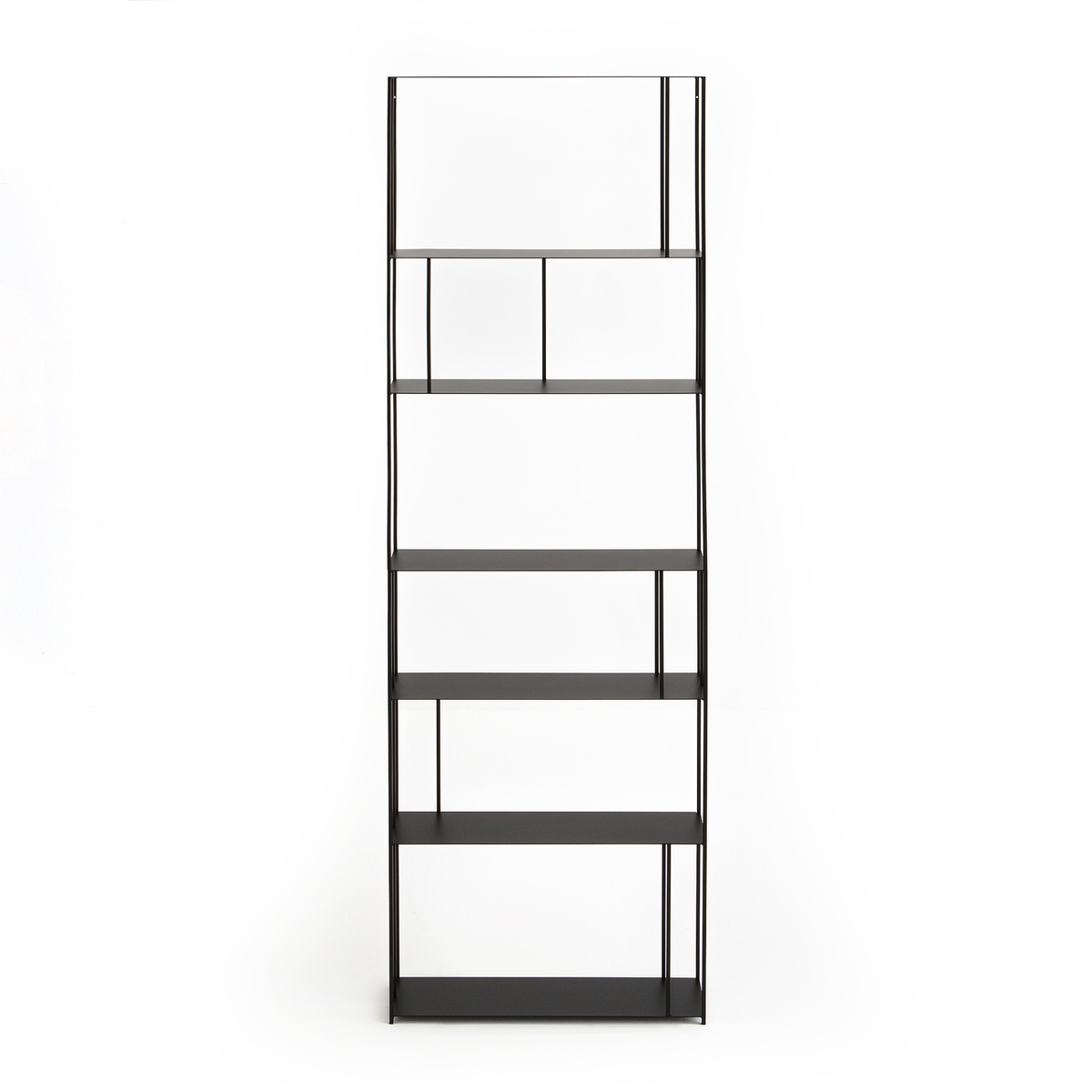 Product photograph of Parallel Xl Slim Metal Bookcase H240cm from La Redoute UK