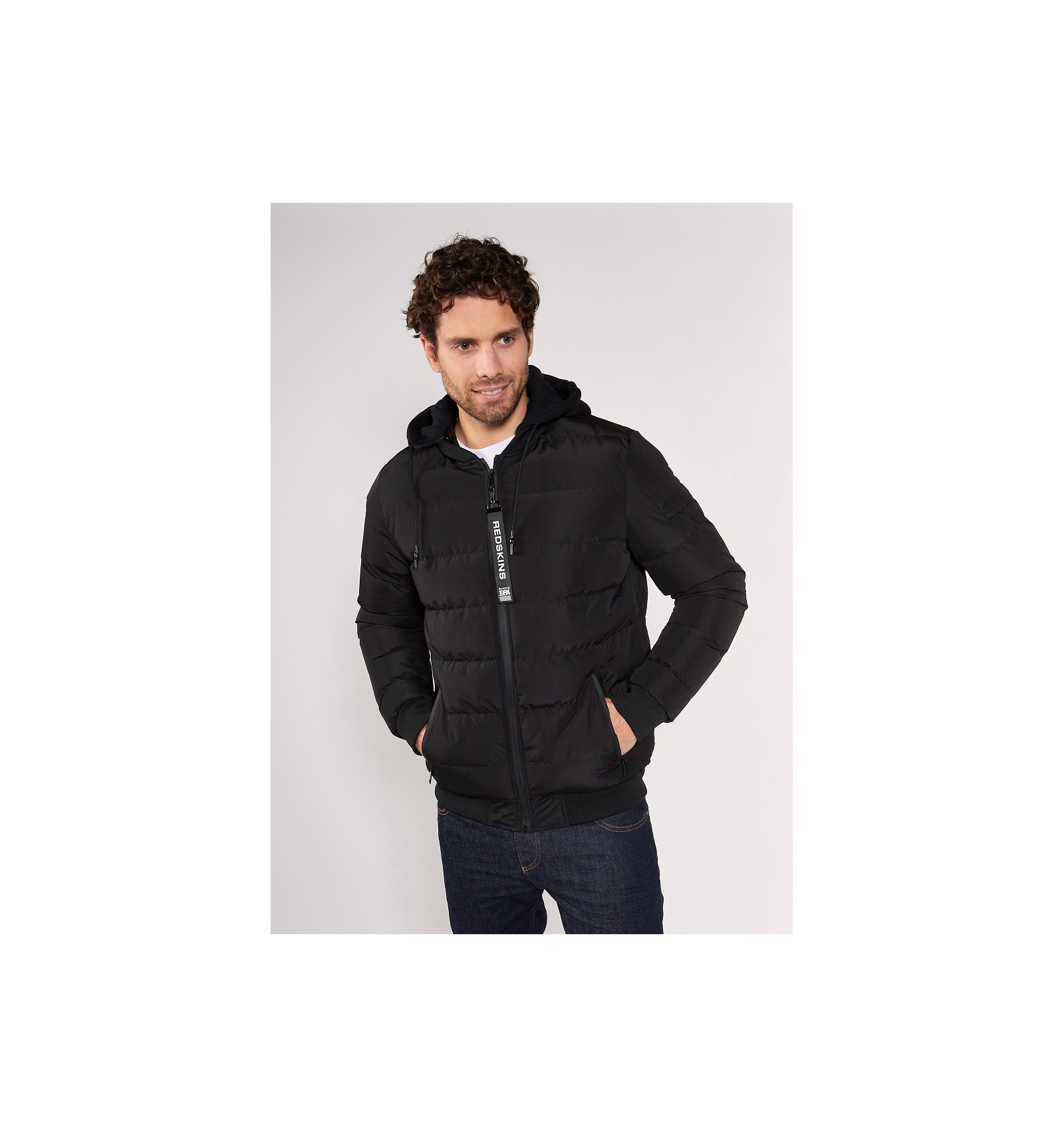 DOUDOUNE col capuche Zippé AUSTIN JACKE, REDSKINS