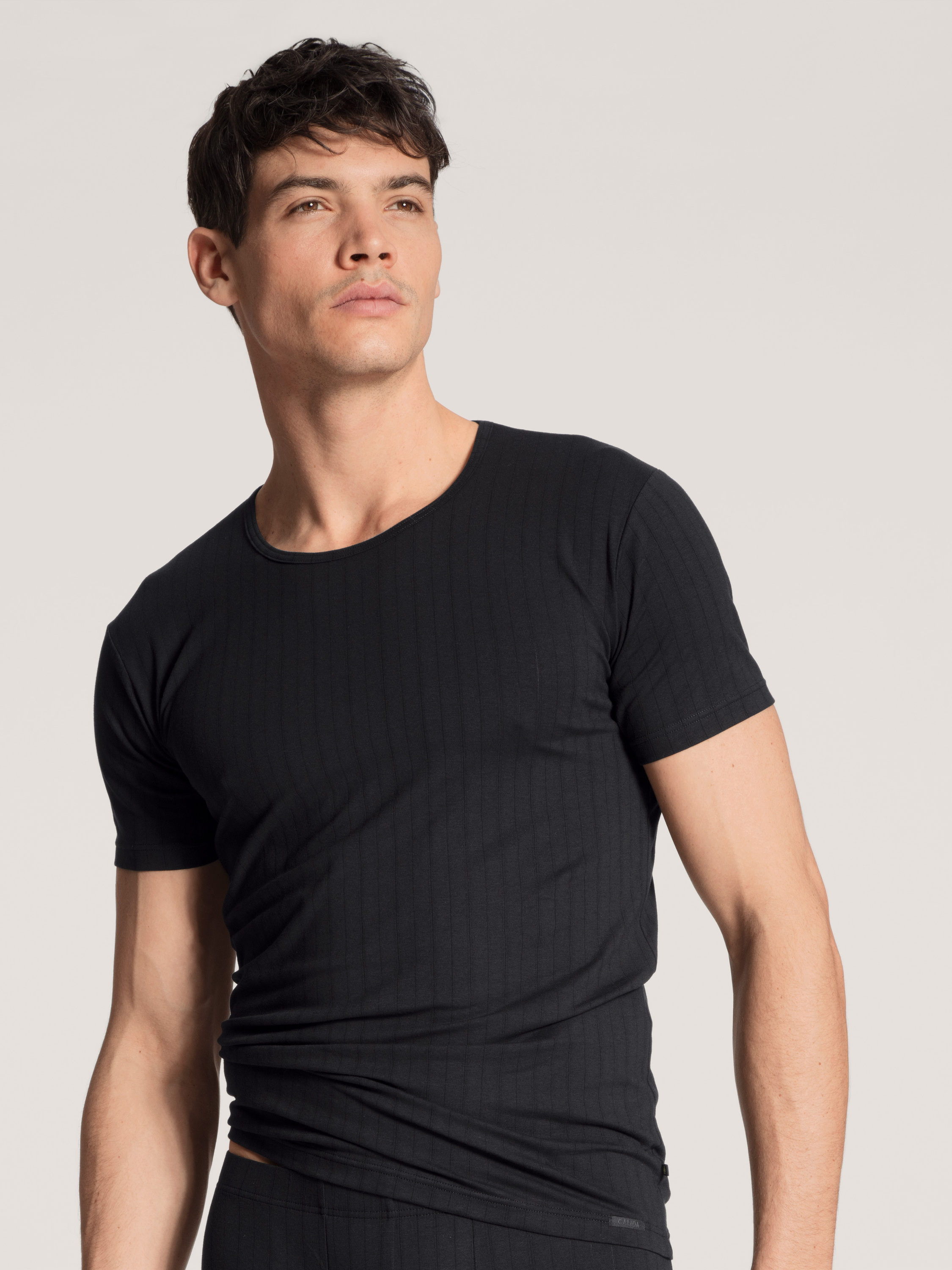 T-shirt manches courtes Coton PURE & STYLE, CALIDA