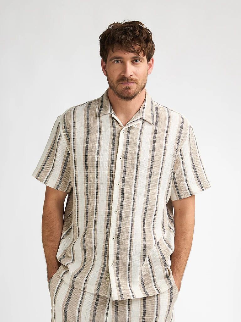 Striped Short Sleeve Shirt, PETROL INDUSTRIES