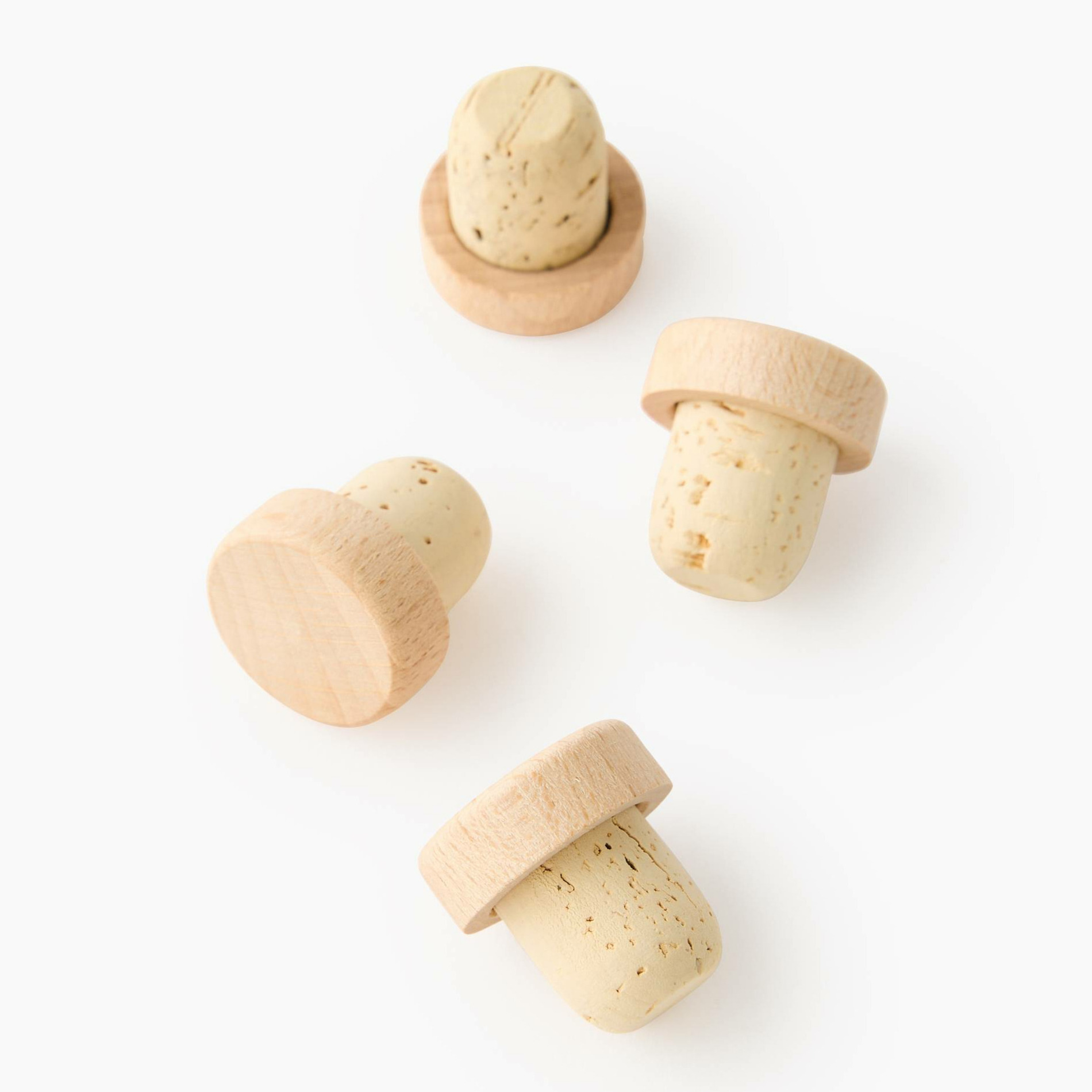4 bouchons avec tête, MONOPRIX