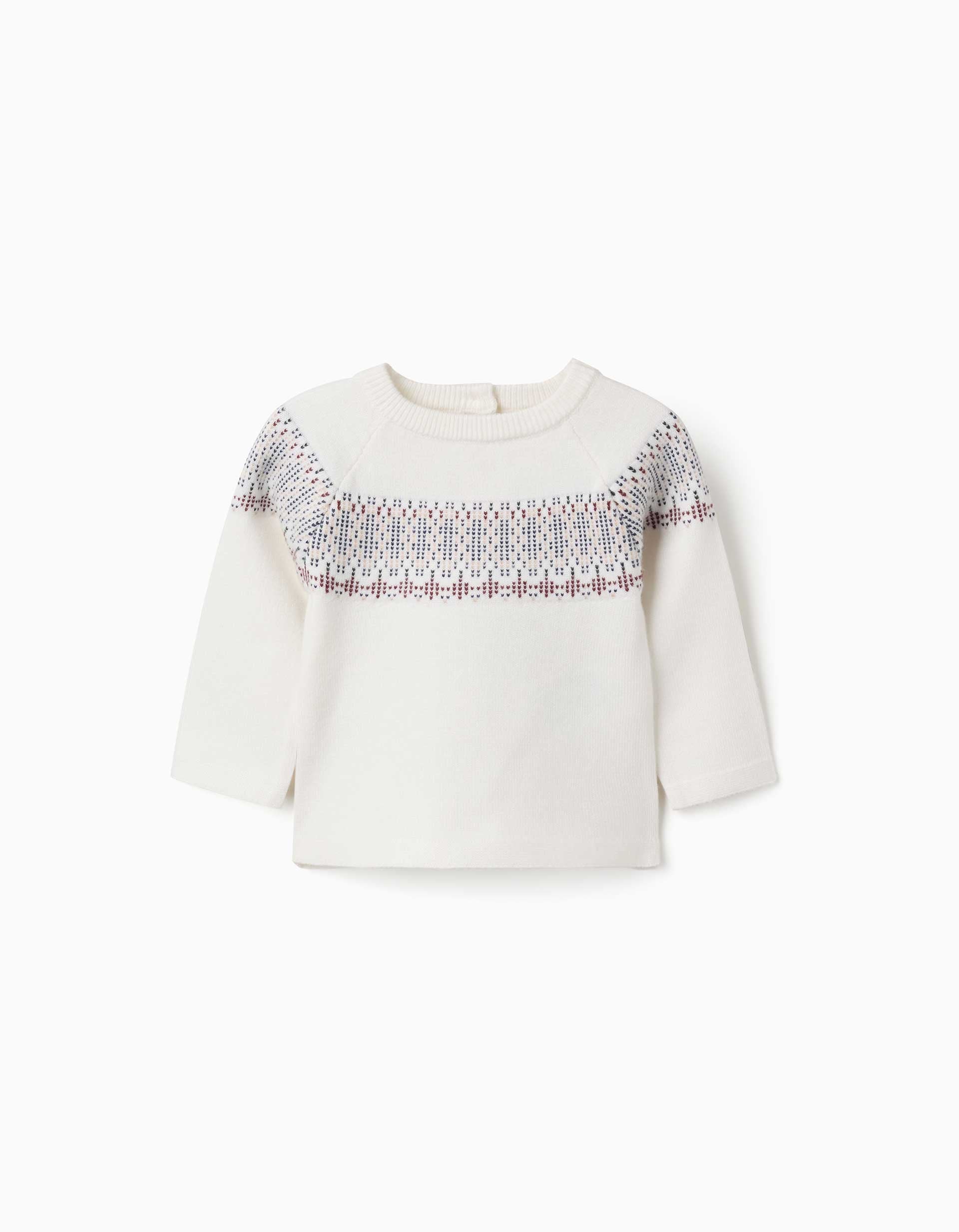 Pull en maille avec motif jacquard, ZIPPY