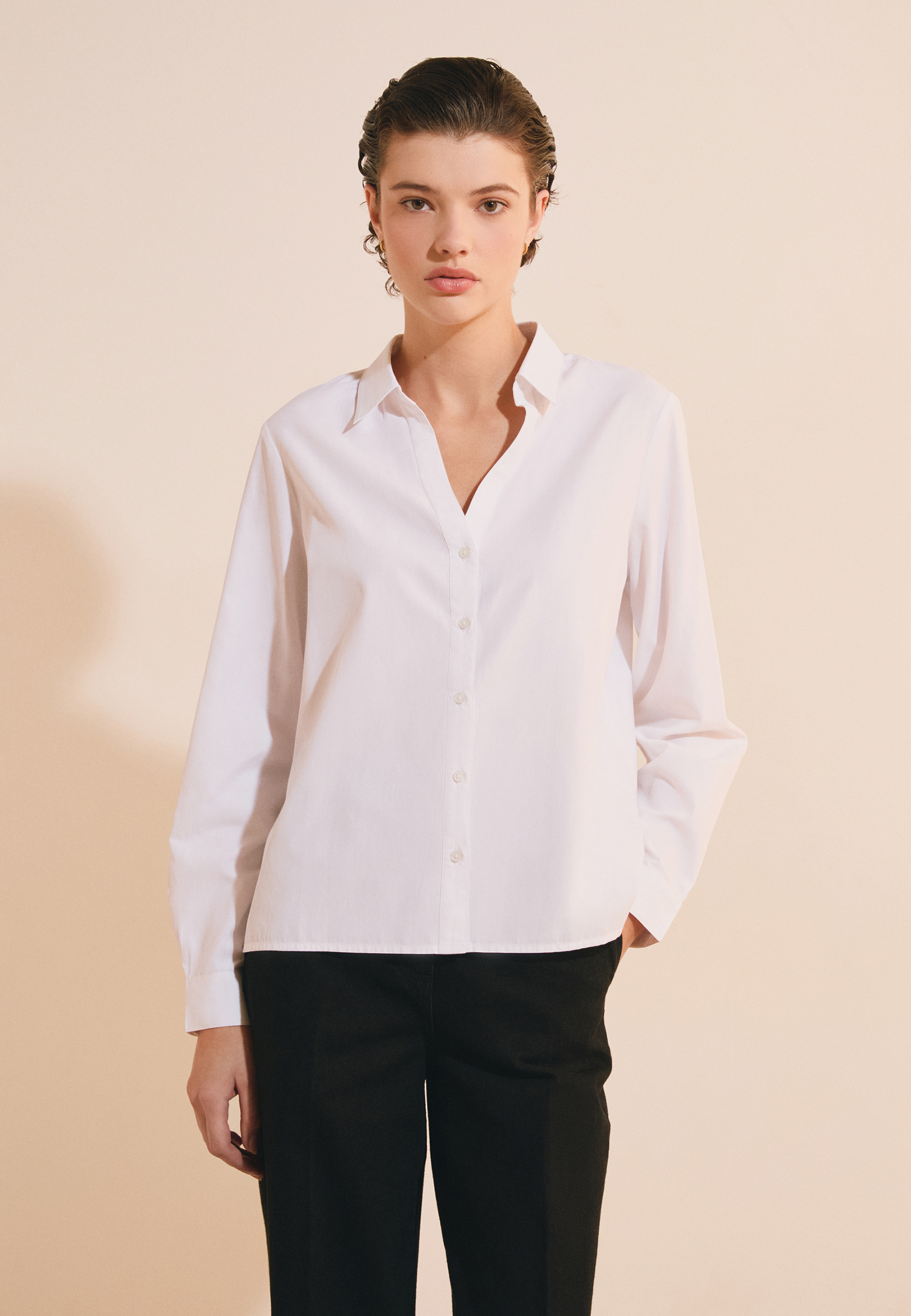 Chemise à manches longues en coton CABANA, ETAM