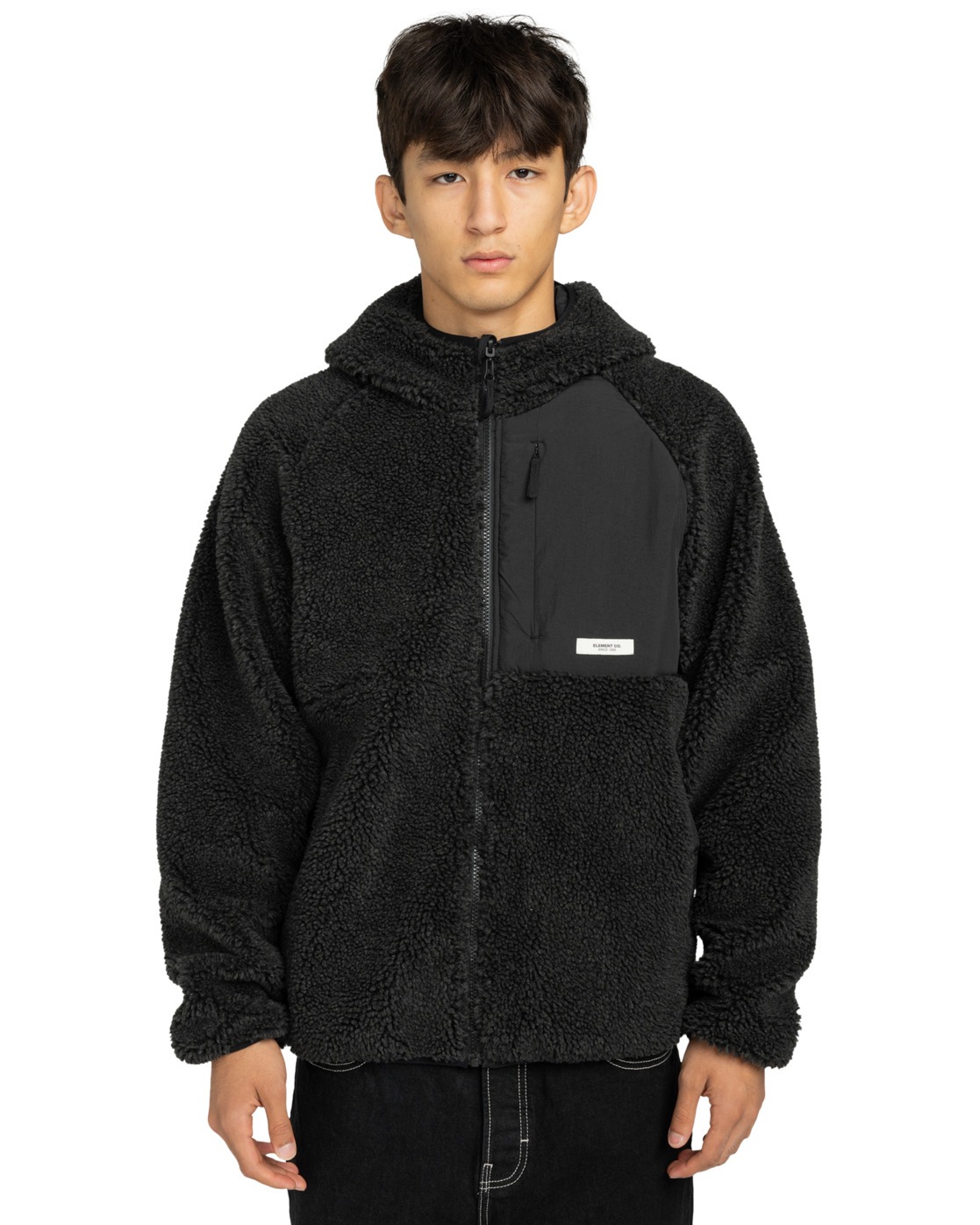 Sweat à capuche réversible en sherpa WOLFE SHERPA, ELEMENT
