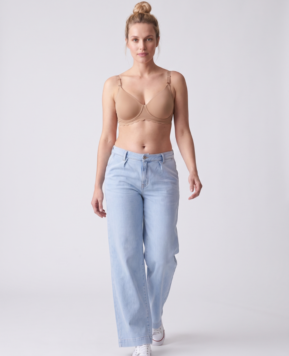 Jean de grossesse wide leg Kelly, CACHE COEUR