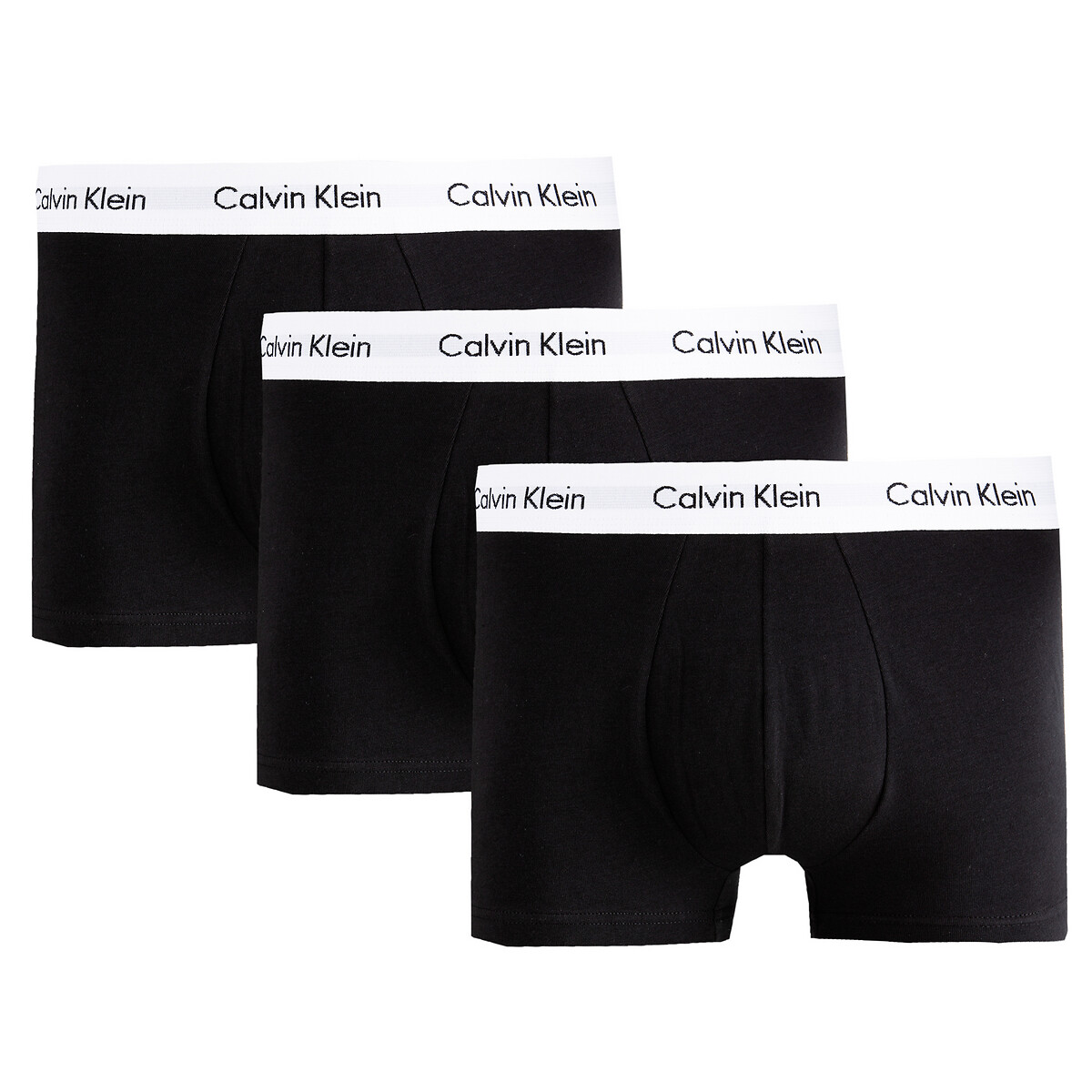 Pack of 3 hipsters in stretch cotton Calvin Klein Underwear | La Redoute