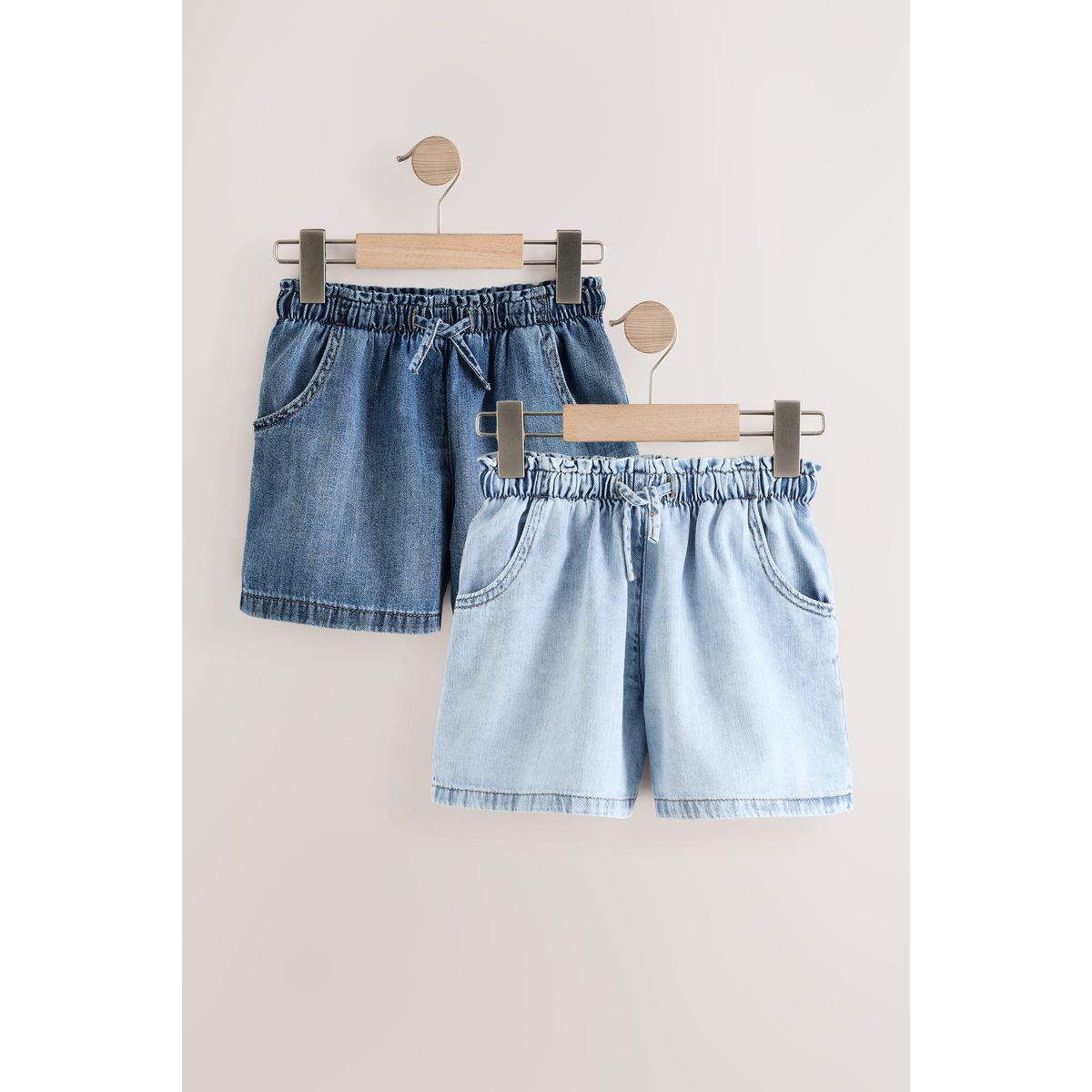 Shorts en denim, lot de 2, NEXT