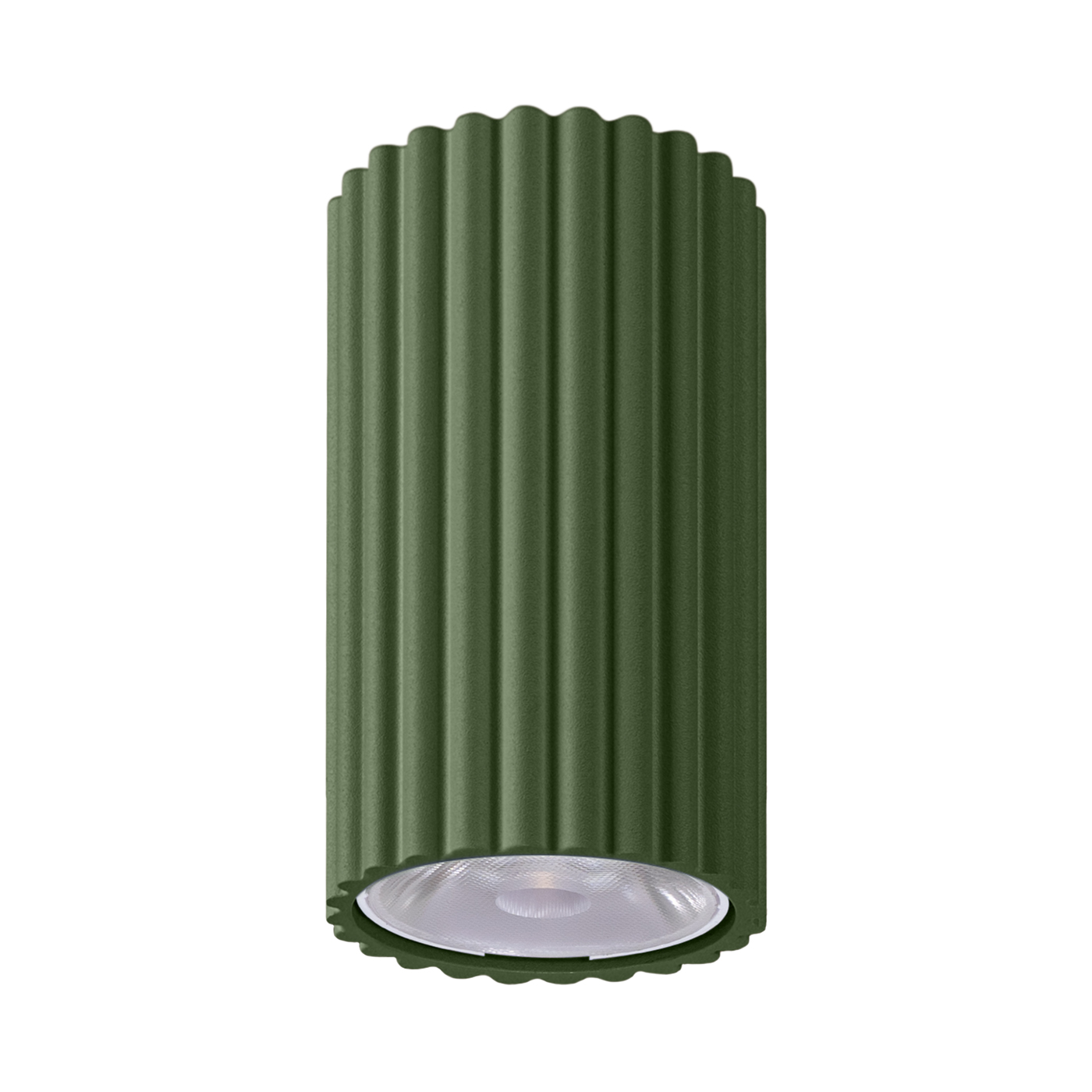 Plafonnier Aluminium Vert Olive LED 1 Ivar, EDEN