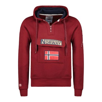Gymclass Embroidered Logo Hoodie in Cotton Mix GEOGRAPHICAL NORWAY