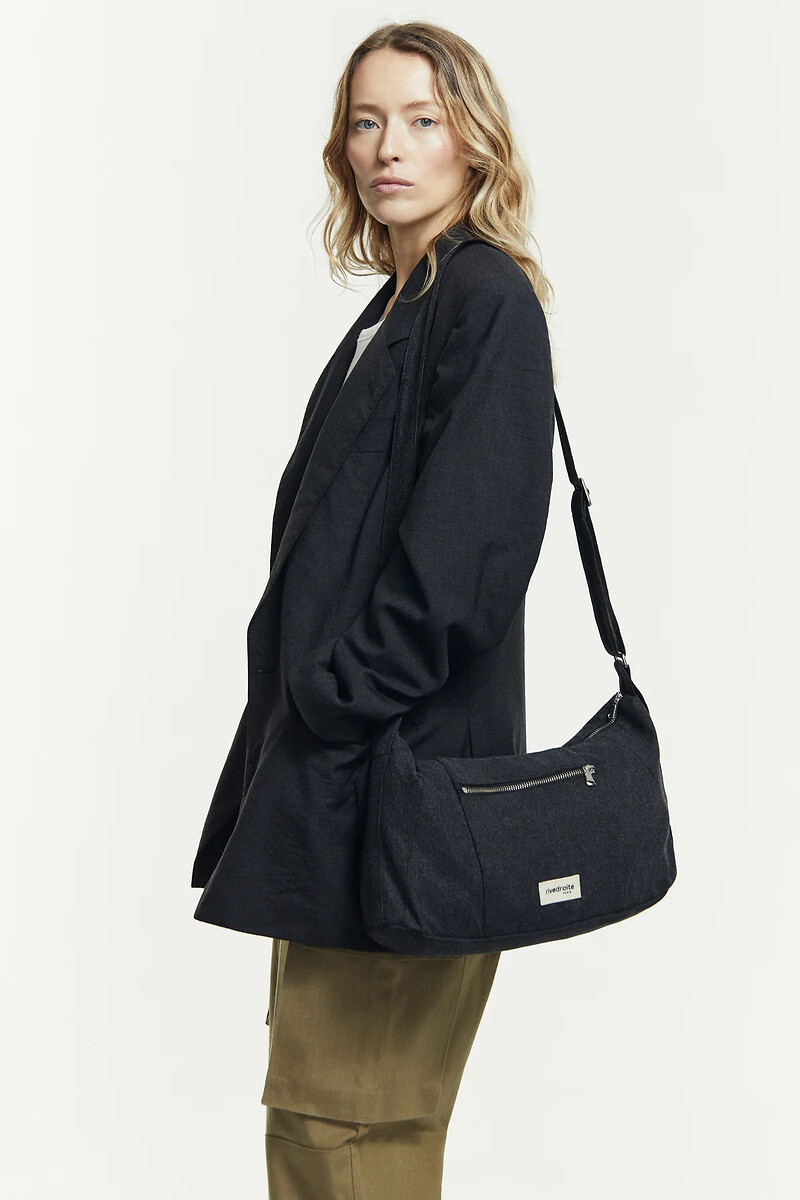 Handtas crossbody in canvas MINI CHARLOT, RIVEDROITE