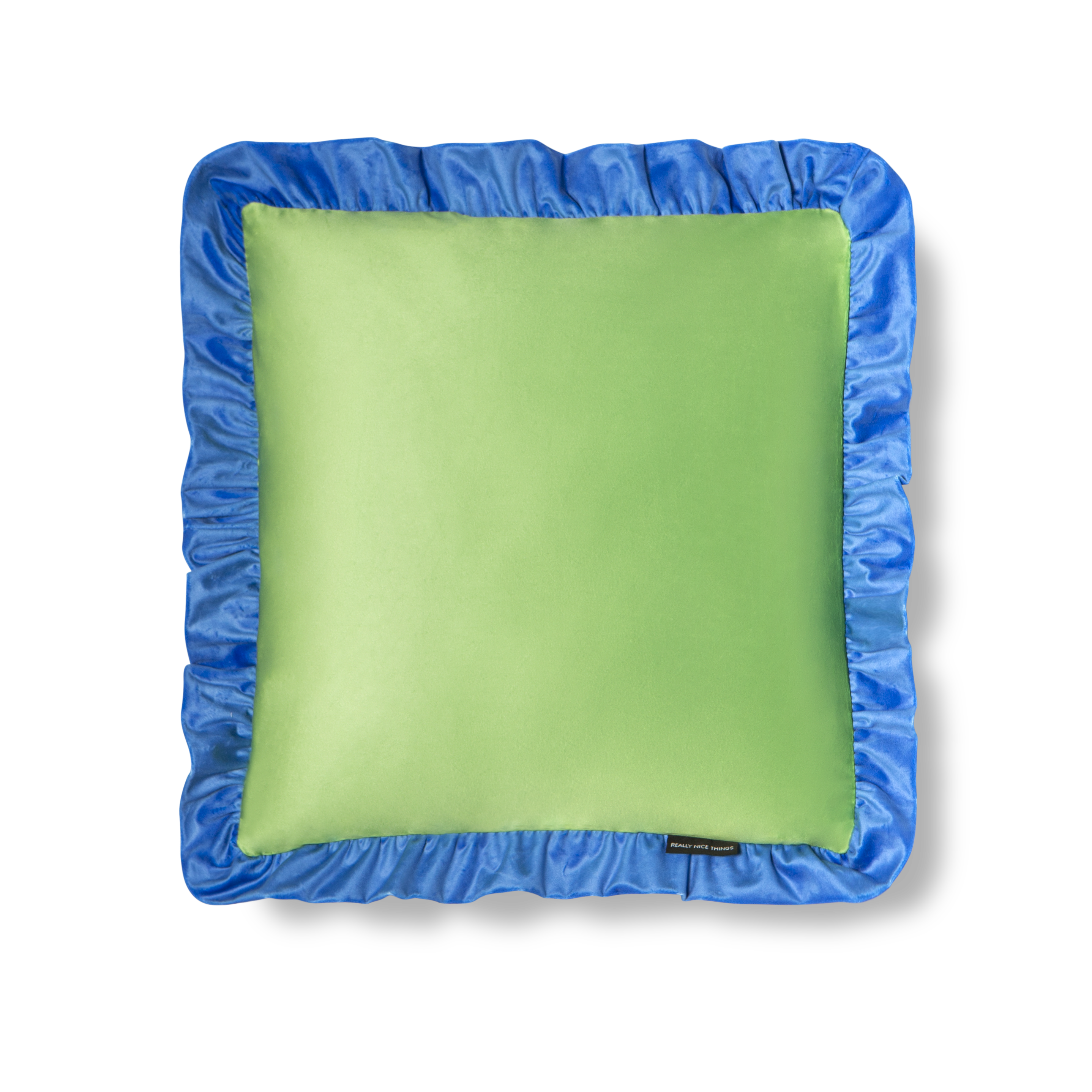 Coussin en velours avec volant plissé RUFFLE, REALLY NICE THINGS