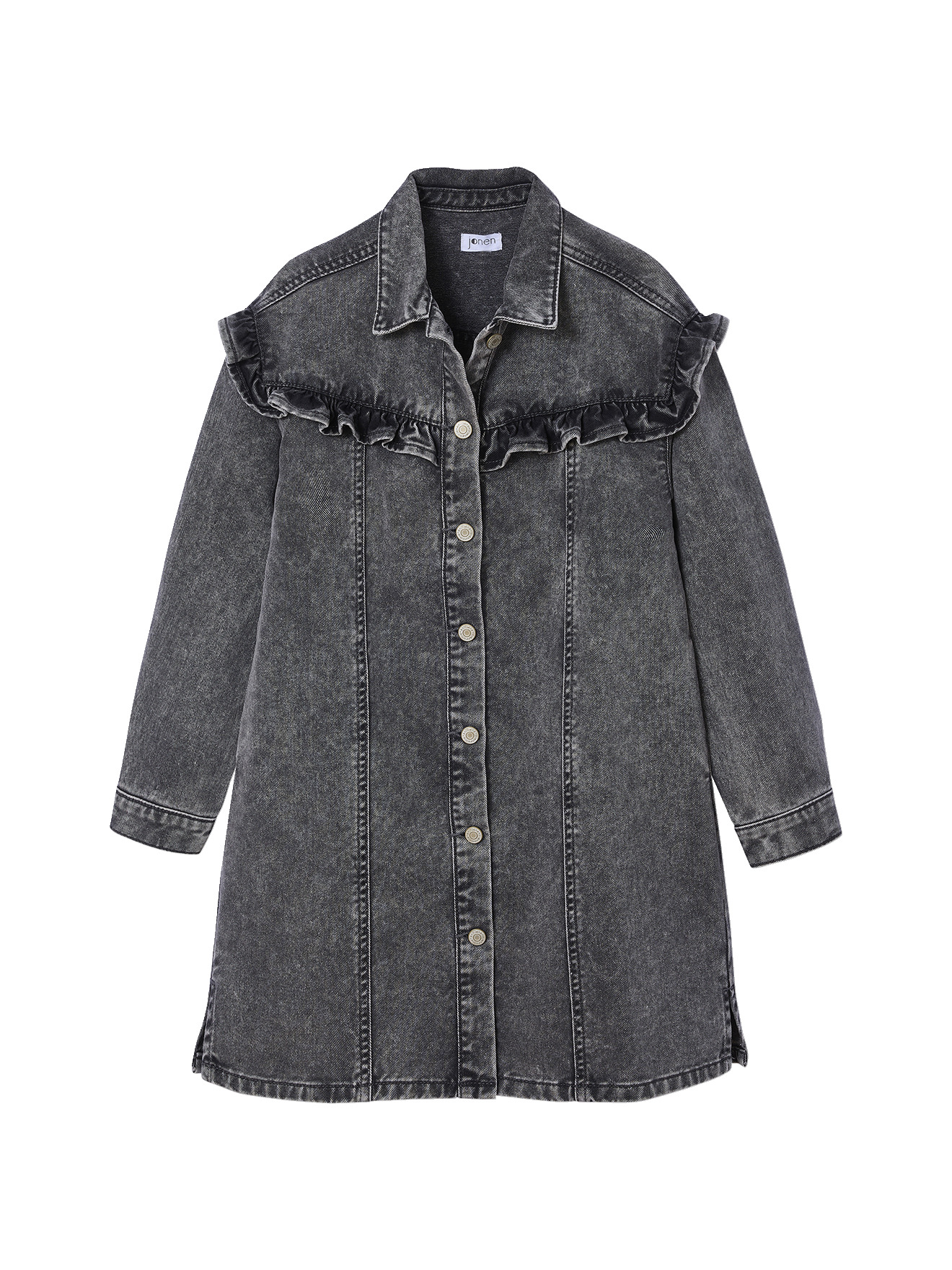 Robe en jean à volant, JONEN