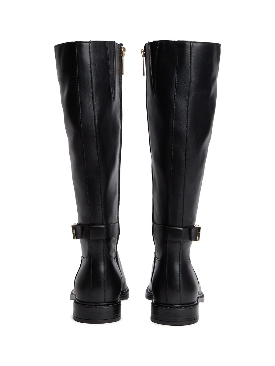 Tommy Jeans Botas planas de piel — foto 5