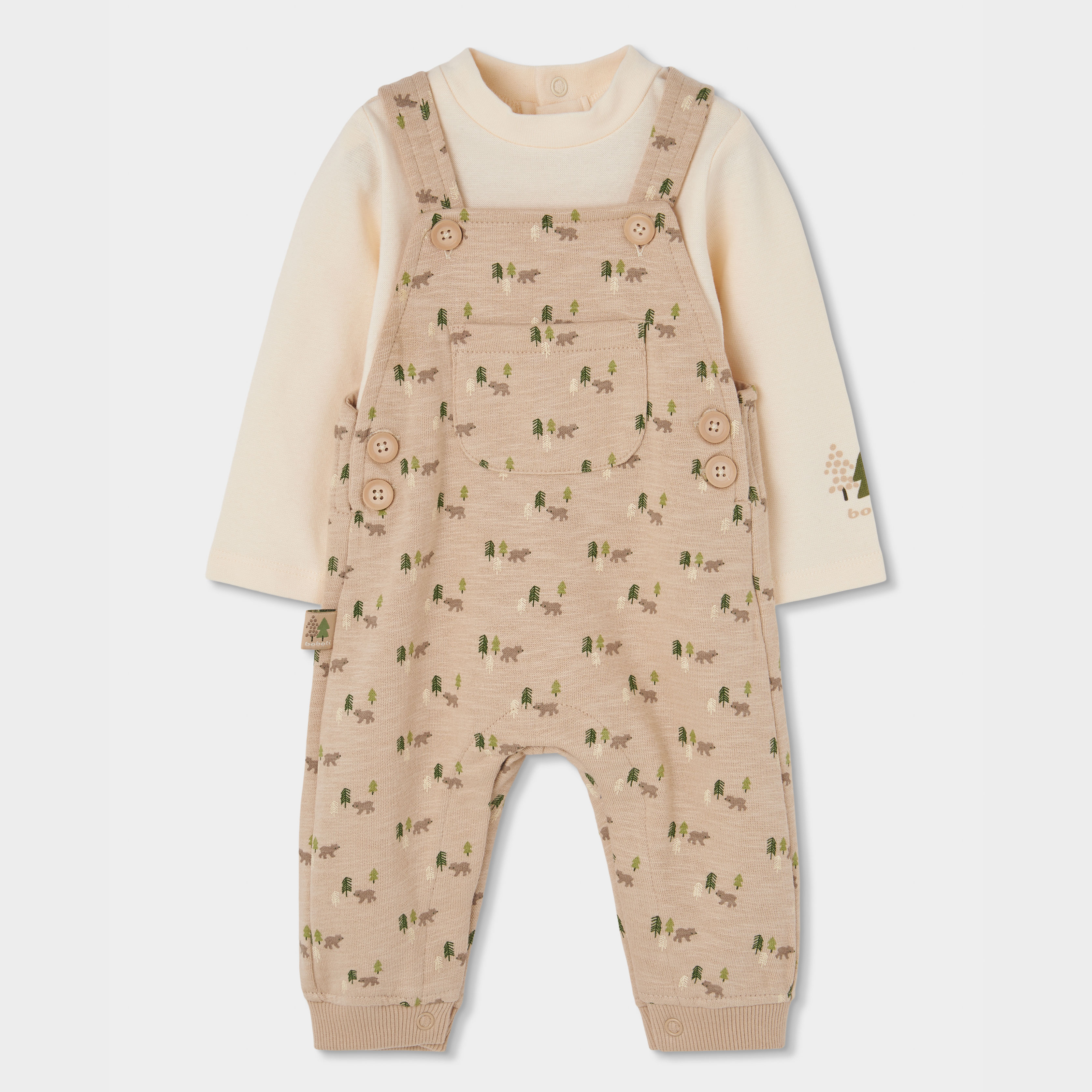 Ensemble bébé garçon imprimé ours, BOBOLI