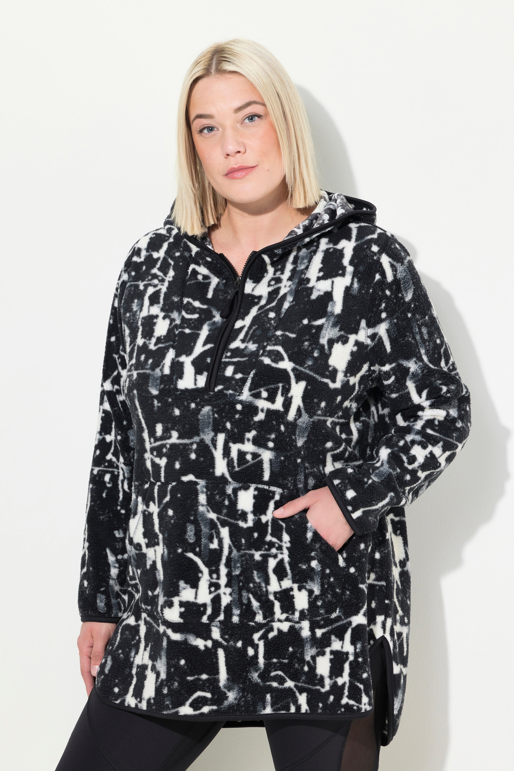 Pull long à capuche et manches longues, ULLA POPKEN