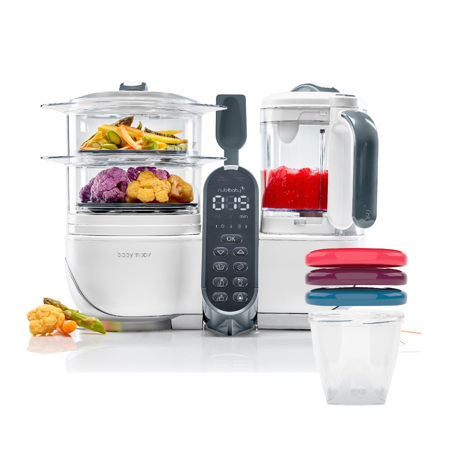 Pack Robot Nutribaby + 3 Pots Babybols, BABYMOOV