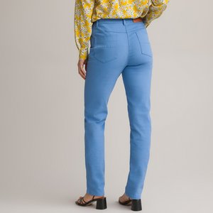 Pantalon droit 5 poches coton stretch