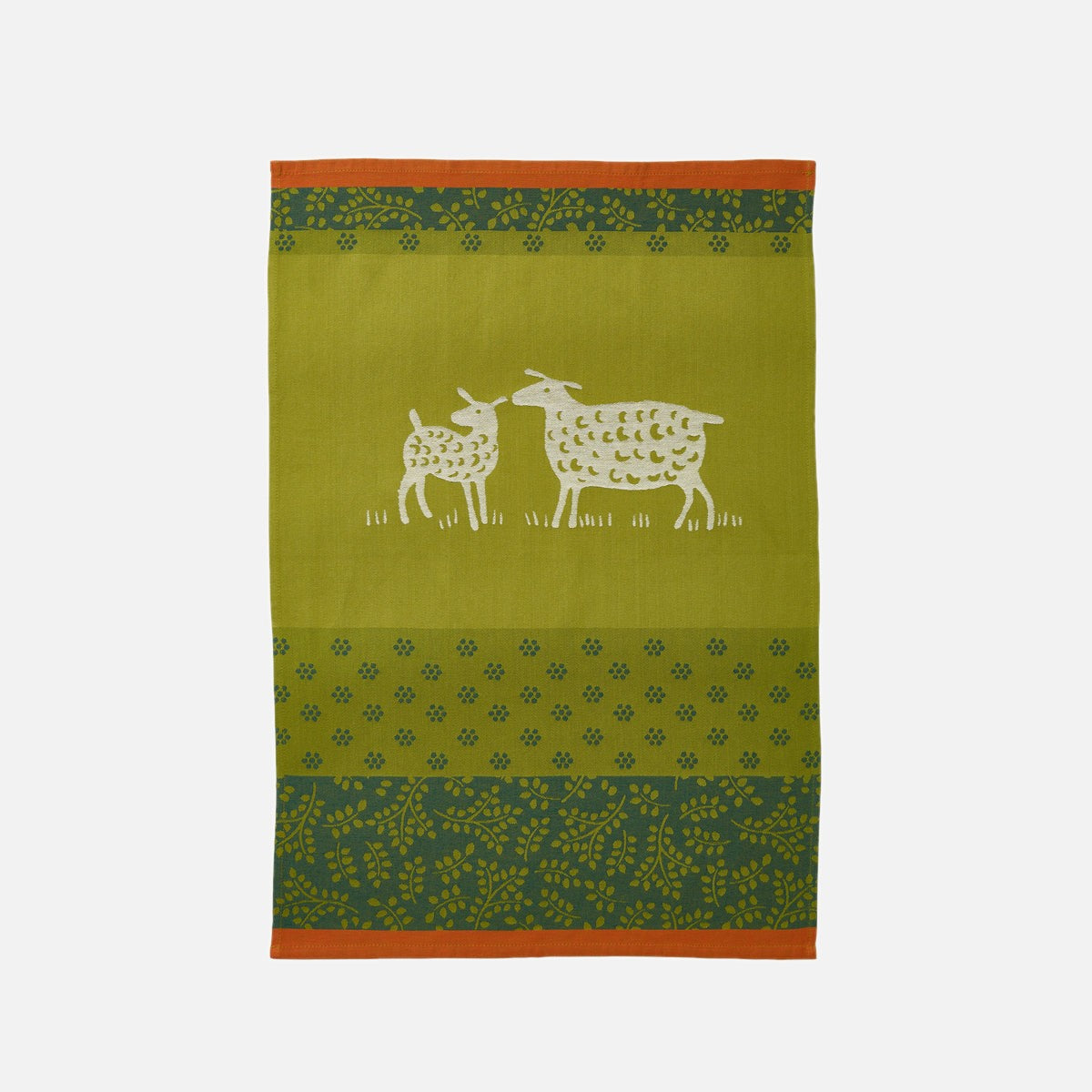 Torchon jacquard en coton MOUTON, COUCKE