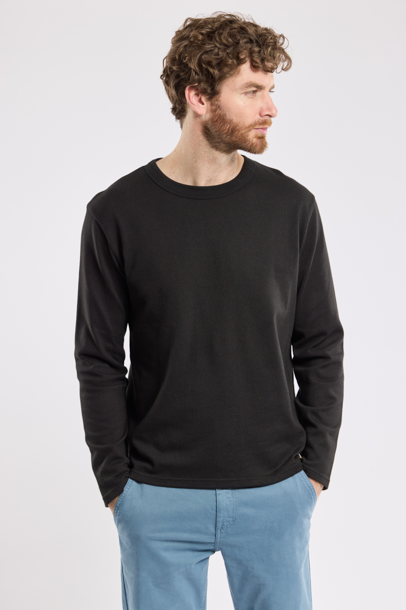T-shirt manches longues en coton épais, ARMOR-LUX