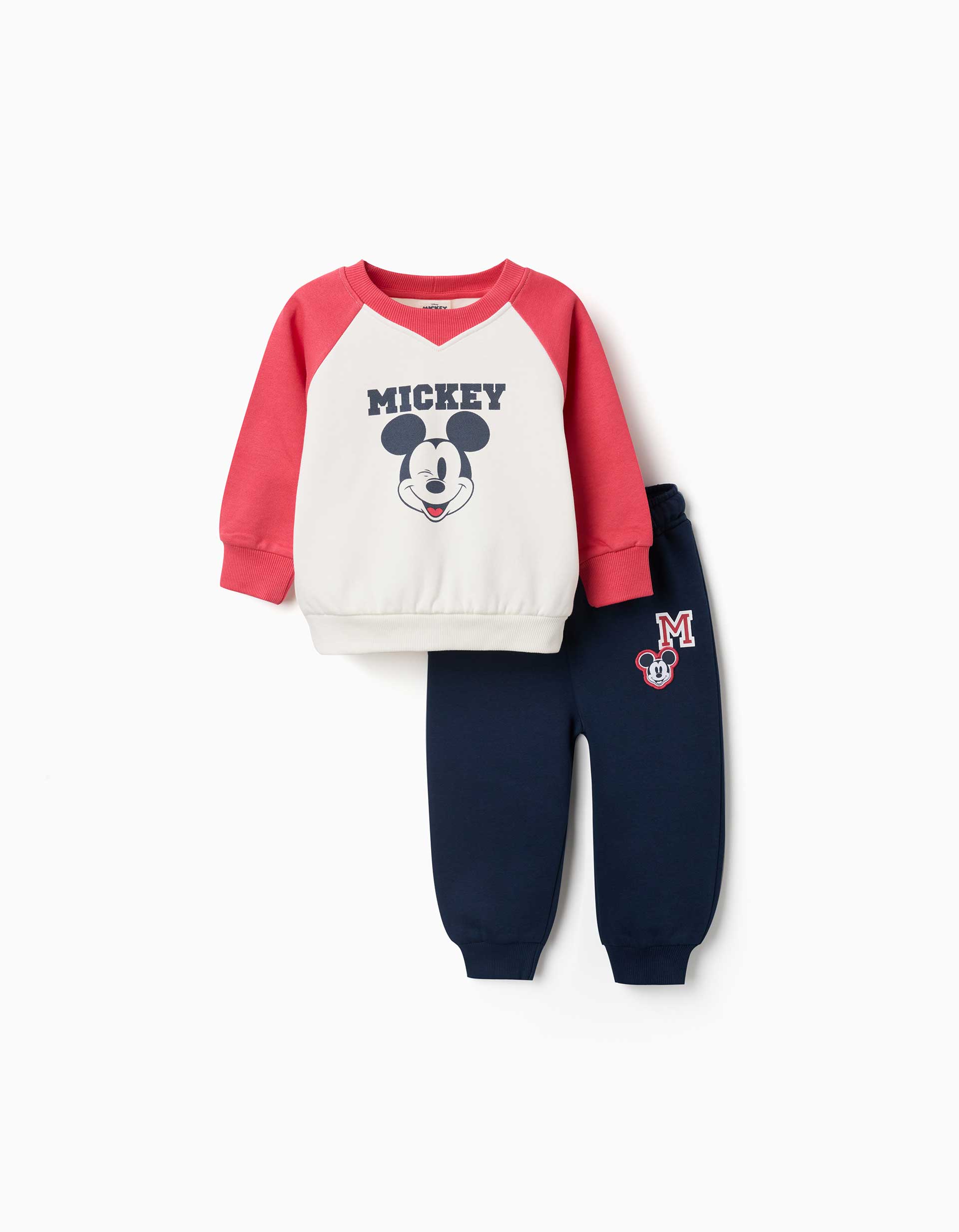 Ensemble de jogging en coton peigné avec Mickey, ZIPPY