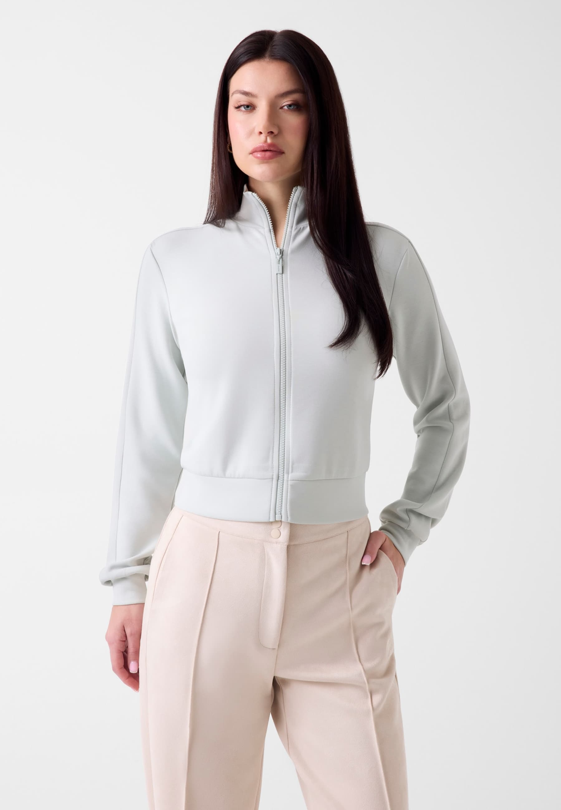 Sweatshirt À Col Montant, GUESS